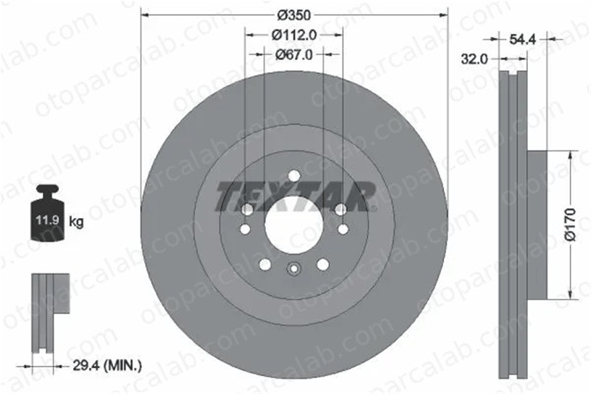 MERCEDES ORJINAL A1664211400 Fren Disk Ayna Ön Sağ ve Sol MERCEDES-BENZ GLS M-SERISI A1664211400 1664210712