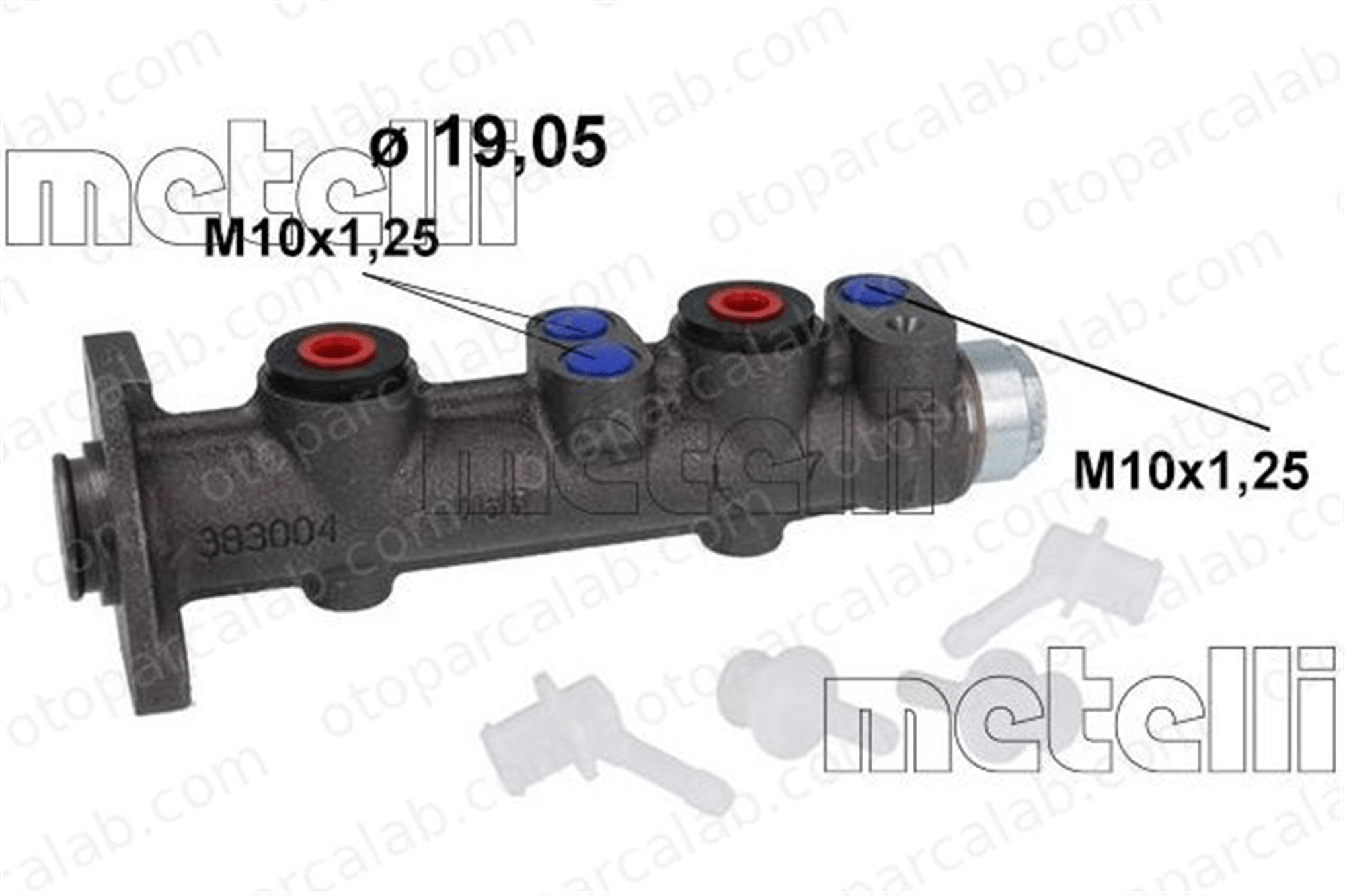 METELLI 05-0009 Fren Ana Merkez FIAT 124 Spider 124 Coupe 4188357 4184518