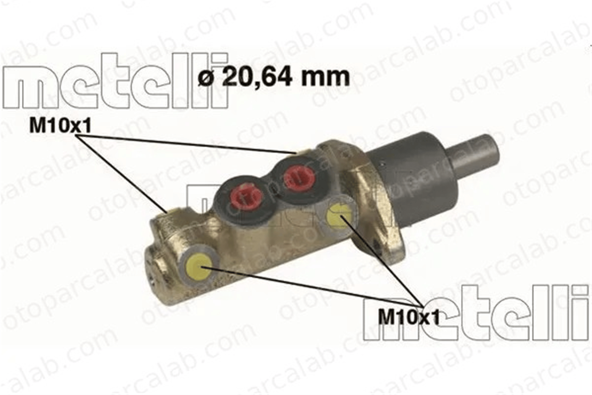 METELLI 05-0039 Fren Ana Merkez VW GOLF II JETTA II 7702127022 191611019