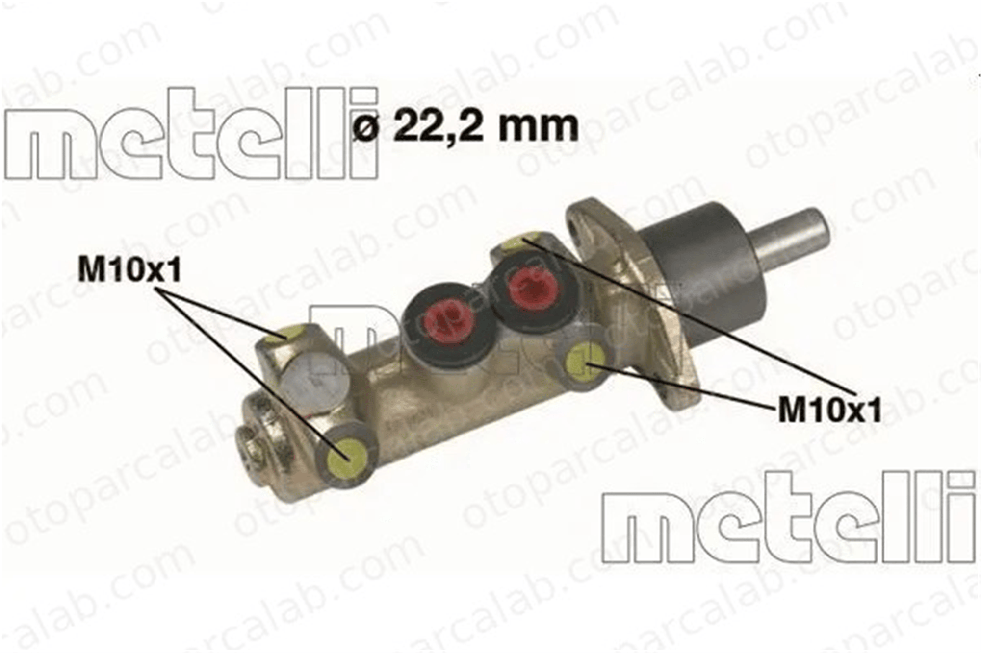 METELLI 05-0208 Fren Ana Merkez FIAT MAREA ALFA ROMEO 155 9945762 60589820