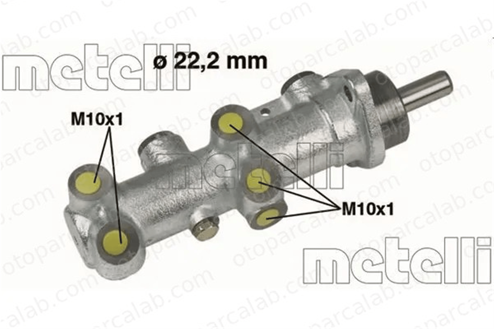 METELLI 05-0241 Fren Ana Merkez FIAT DUCATO Platform şasi DUCATO Panelvan/Van 4601C8 9946055