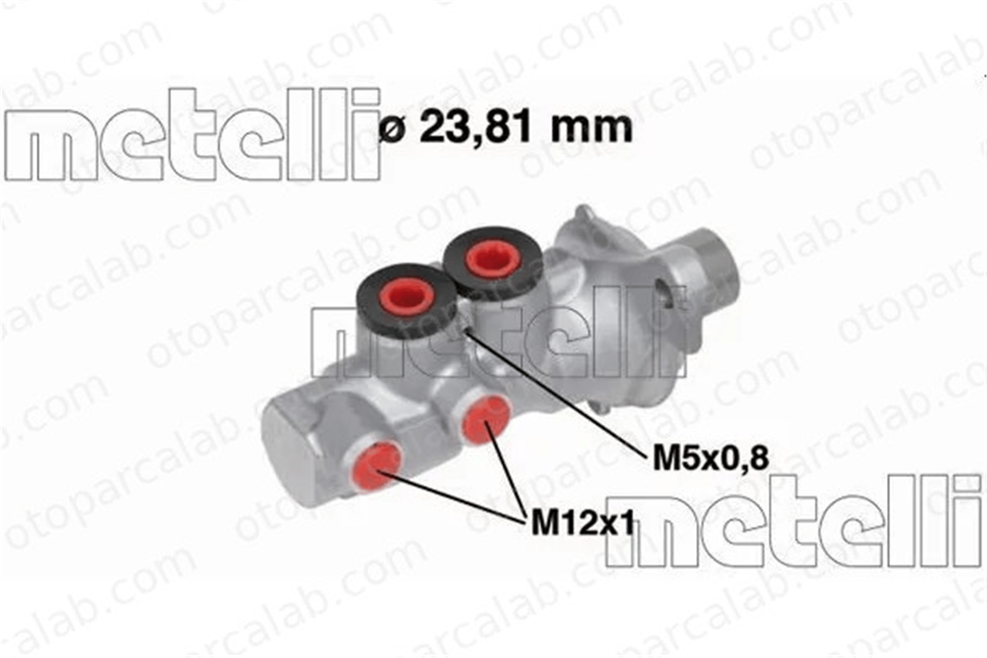 METELLI 05-0695 Fren Ana Merkez PEUGEOT 208 I 2008 I 4601R9
