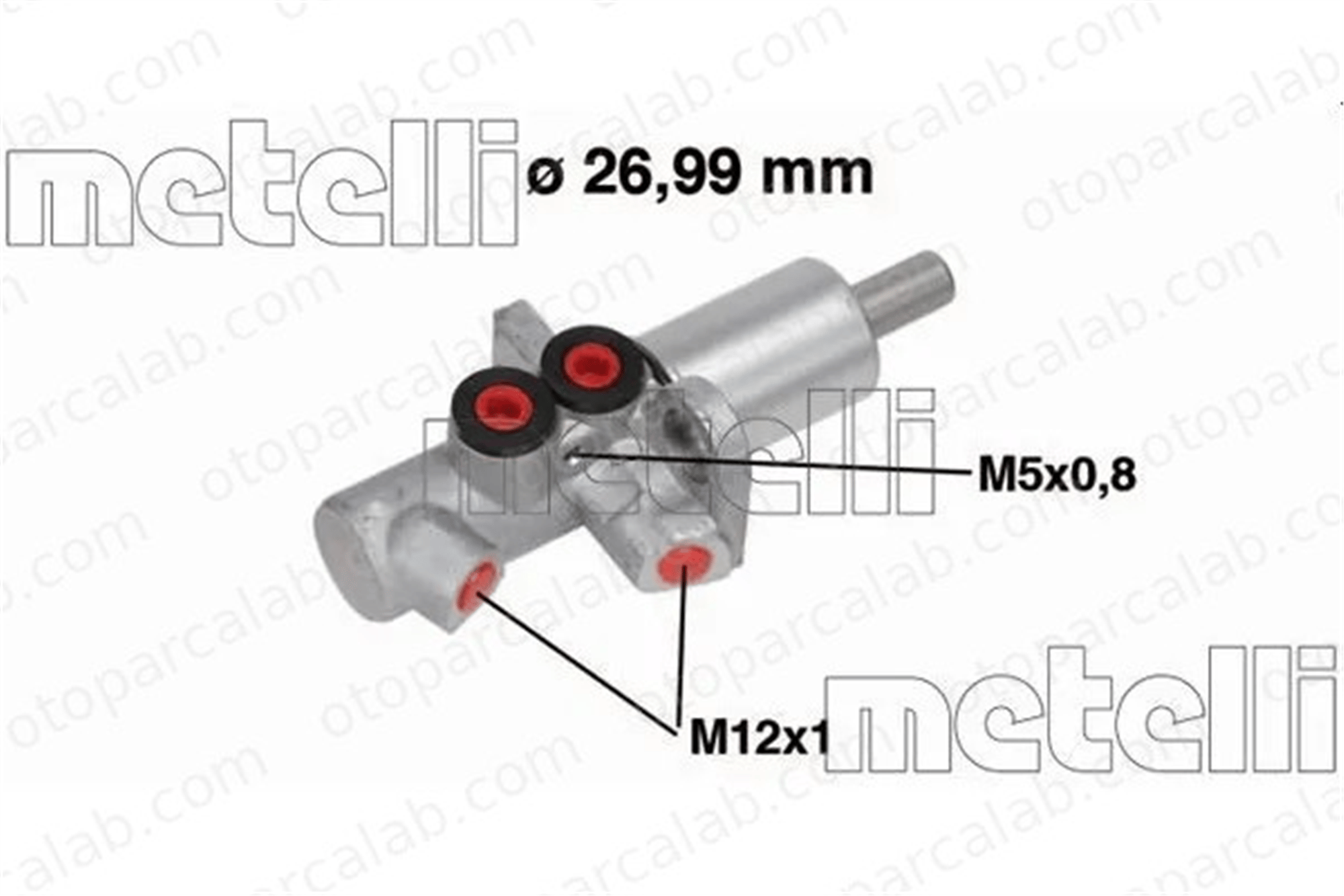 METELLI 05-0733 Fren Ana Merkez AUDI A6 C6 Avant A6 C6 4B3611021