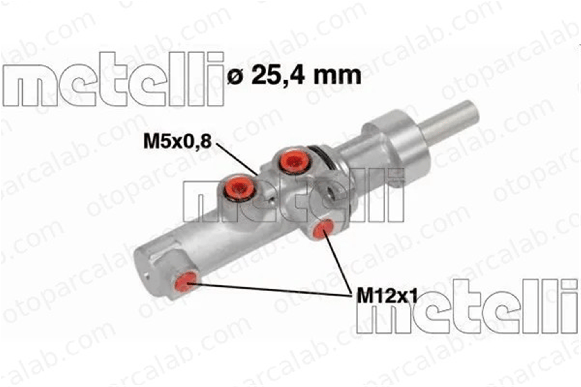METELLI 05-0752 Fren Ana Merkez MERCEDES-BENZ SPRINTER 3,5-t Platform şasi SPRINTER 3,5-t Panelvan/Van 2E0611017 4317301