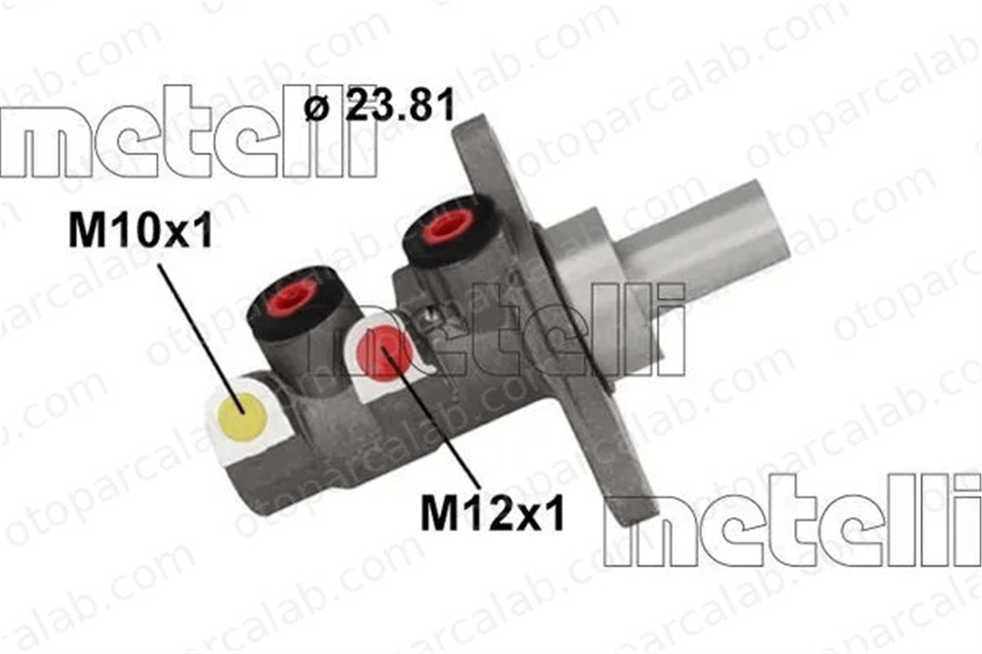 METELLI 05-1146 Fren Ana Merkez CITROËN BERLINGO Kasa/büyük limuzin BERLINGO MULTISPACE 4601V8