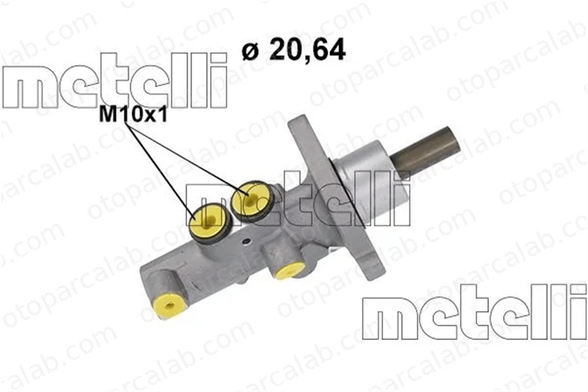 METELLI 05-1173 Fren Ana Merkez DACIA LOGAN MCV II SANDERO II 460117382R