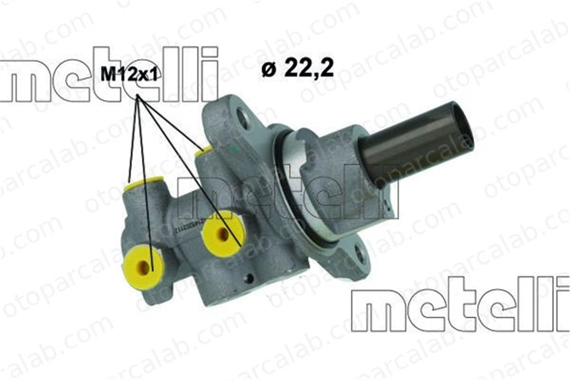 METELLI 05-1214 Fren Ana Merkez RENAULT KANGOO / GRAND KANGOO II KANGOO Express 7701209767