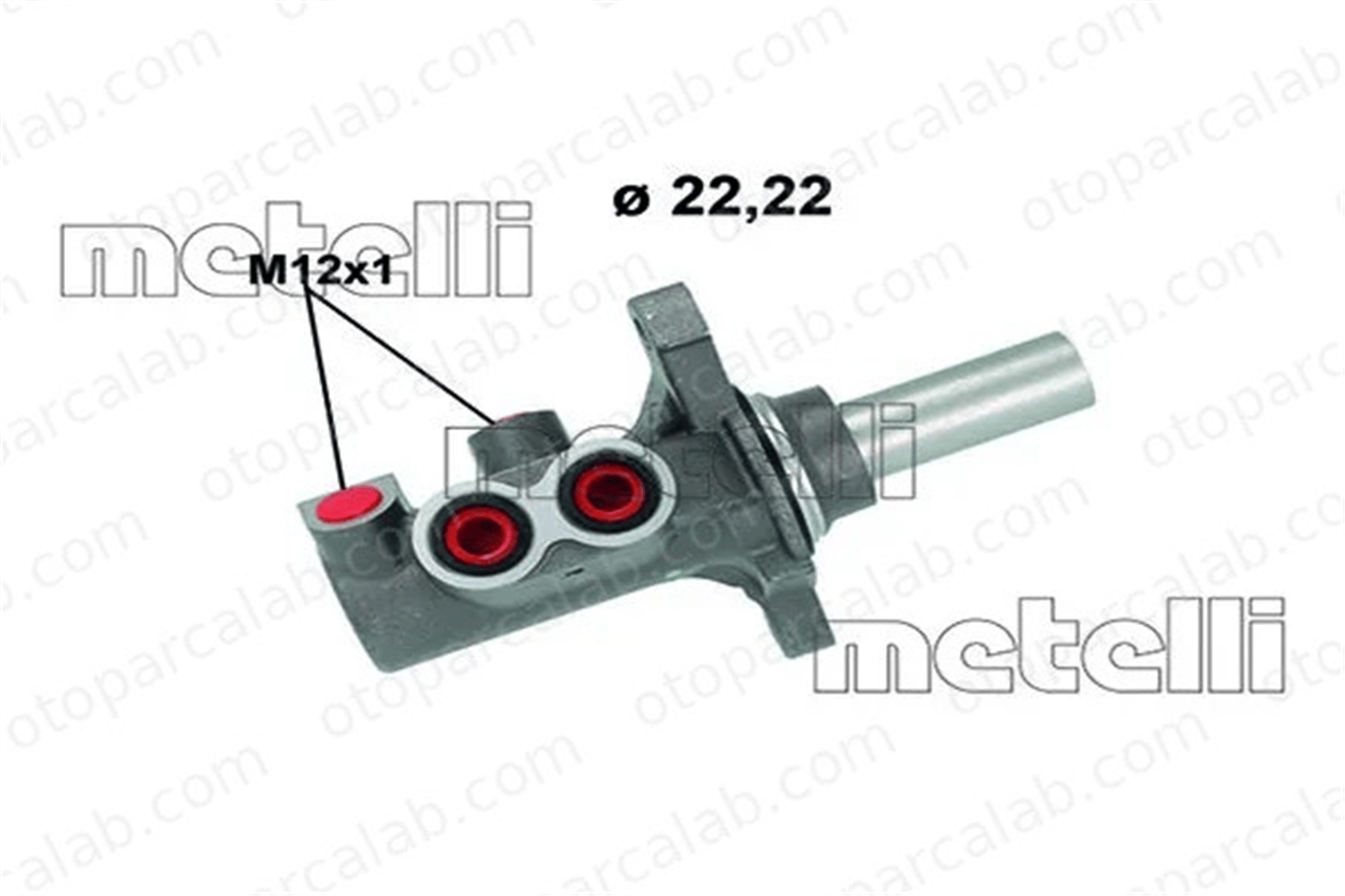 METELLI 05-1268 Fren Ana Merkez DACIA DUSTER 460117392R