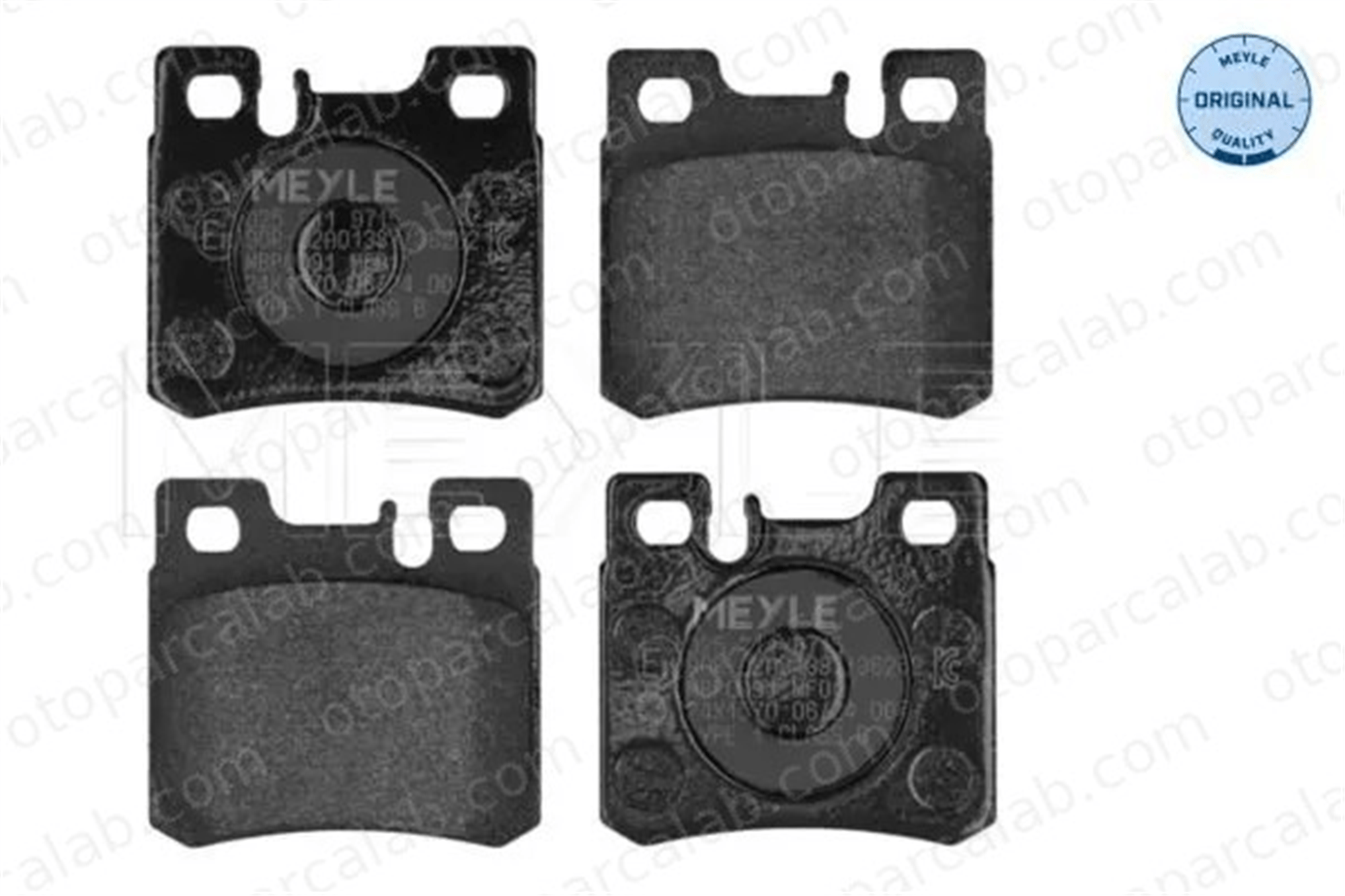 MEYLE 025 211 9715 Fren Disk Balata Arka MERCEDES-BENZ 124 T-Model C-SERISI T-Model A0014209520 14200220