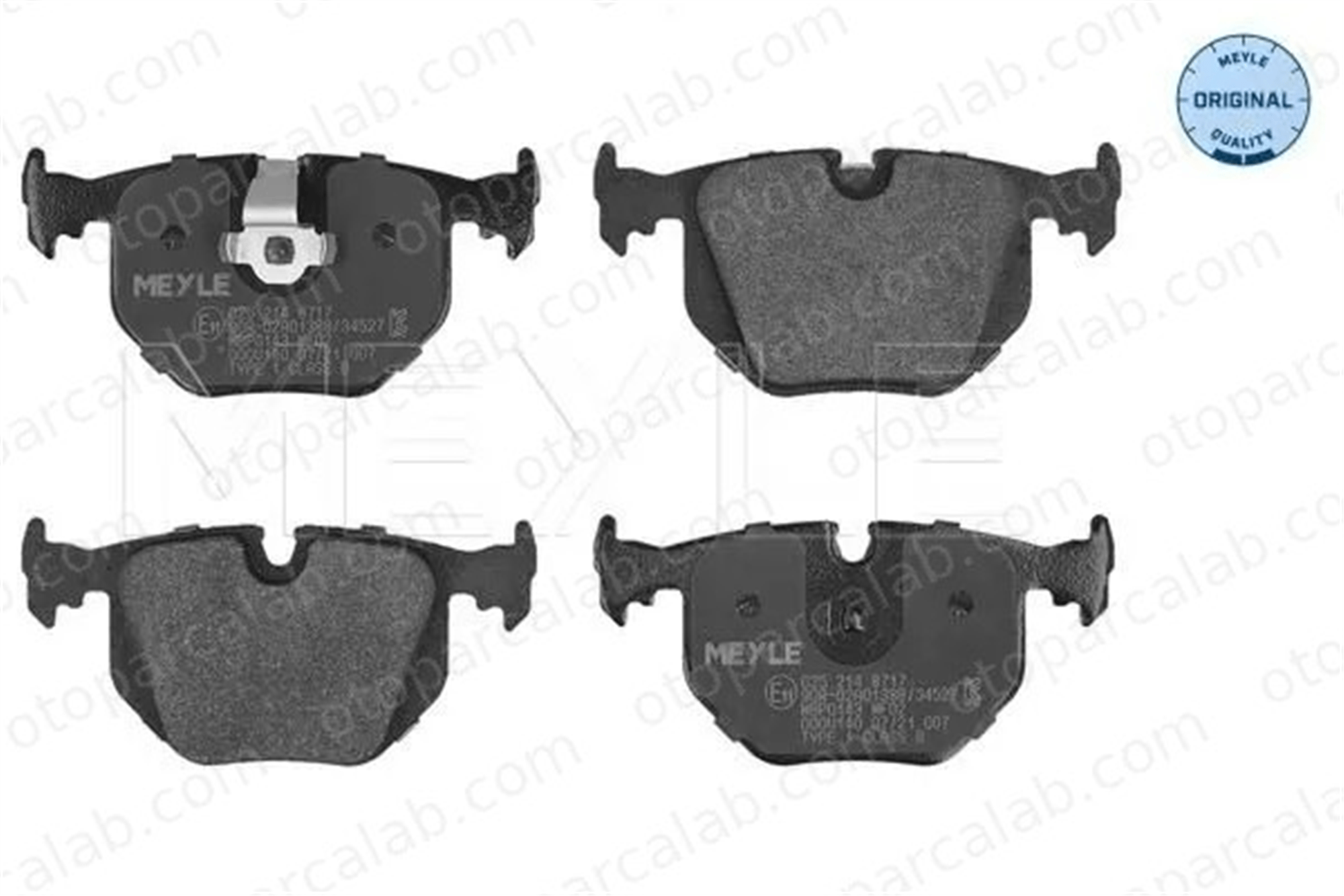 MEYLE 025 214 8717 Fren Disk Balata Arka BMW X3 7 34216761248 1159344