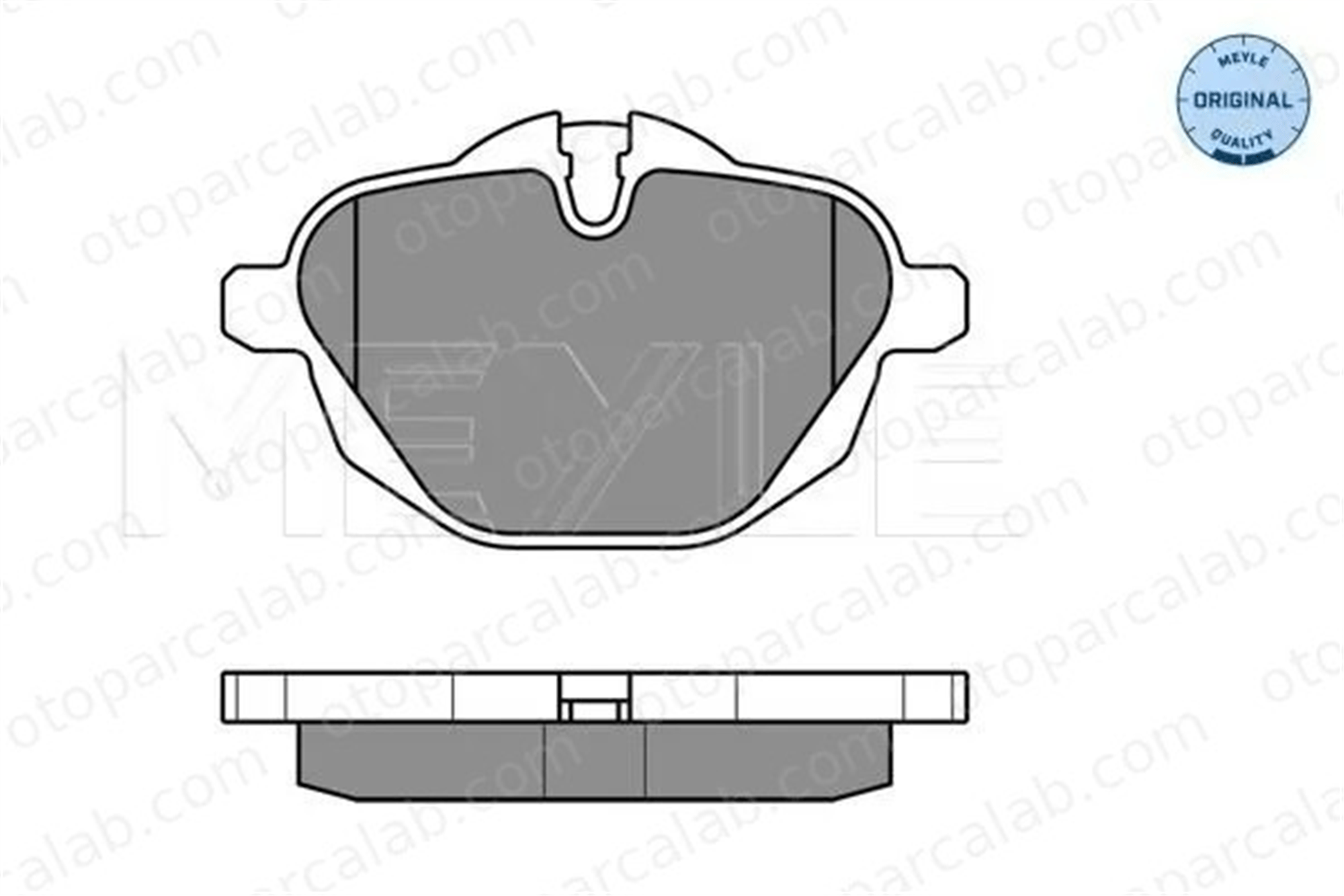 MEYLE 025 245 6118 Fren Disk Balata Arka BMW 5 5 Touring 34218847062 2449288