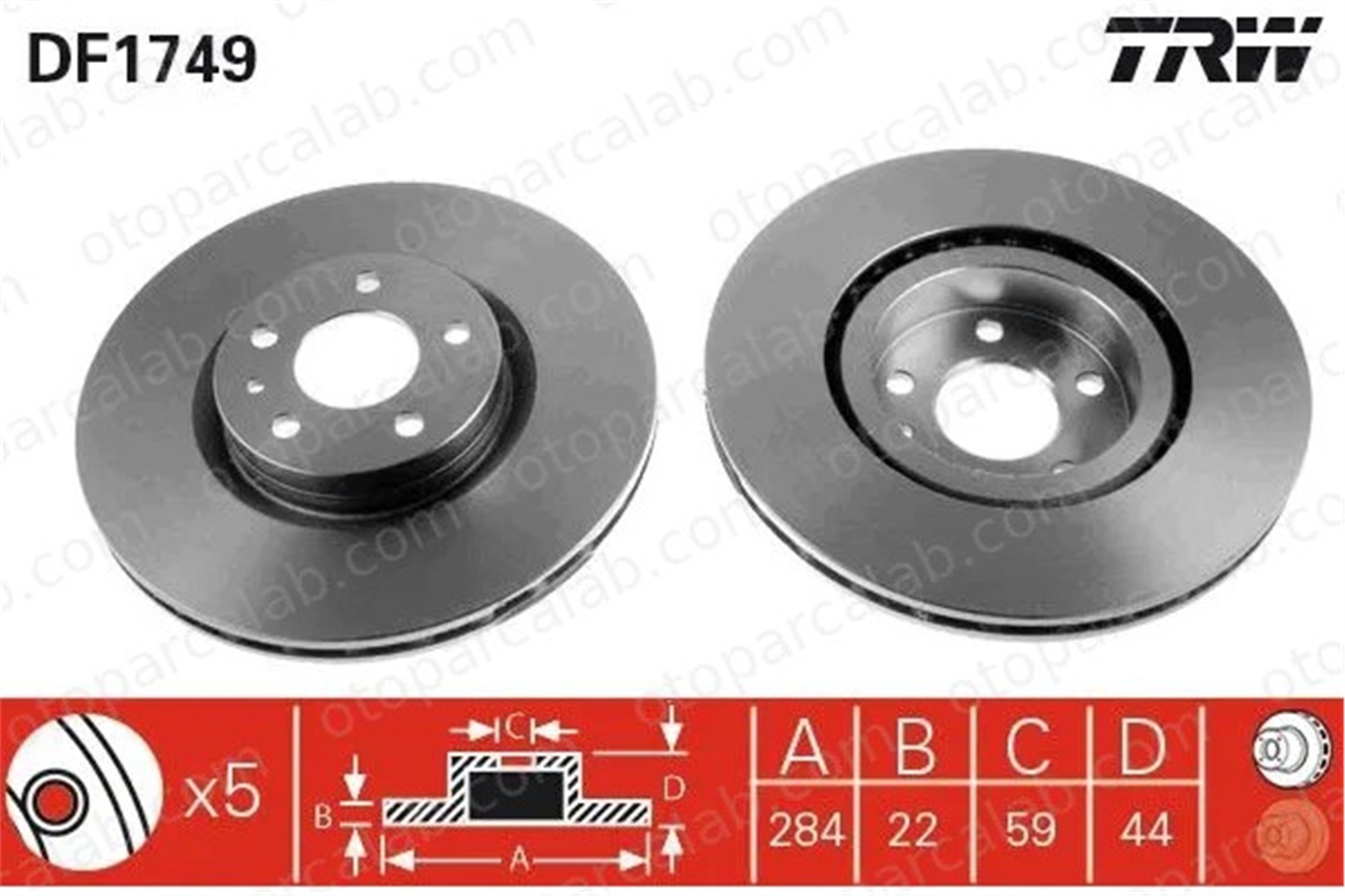 MGA 50448C Fren Disk Ayna Ön Sağ ve Sol ALFA ROMEO 156 Sportwagon 156 51990127 164102202300