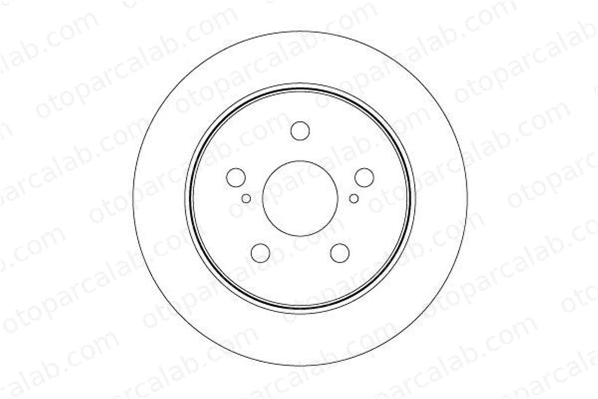MGA 50879 Fren Disk Ayna Arka Sağ ve Sol TOYOTA RAV 4 V CAMRY 4243178010