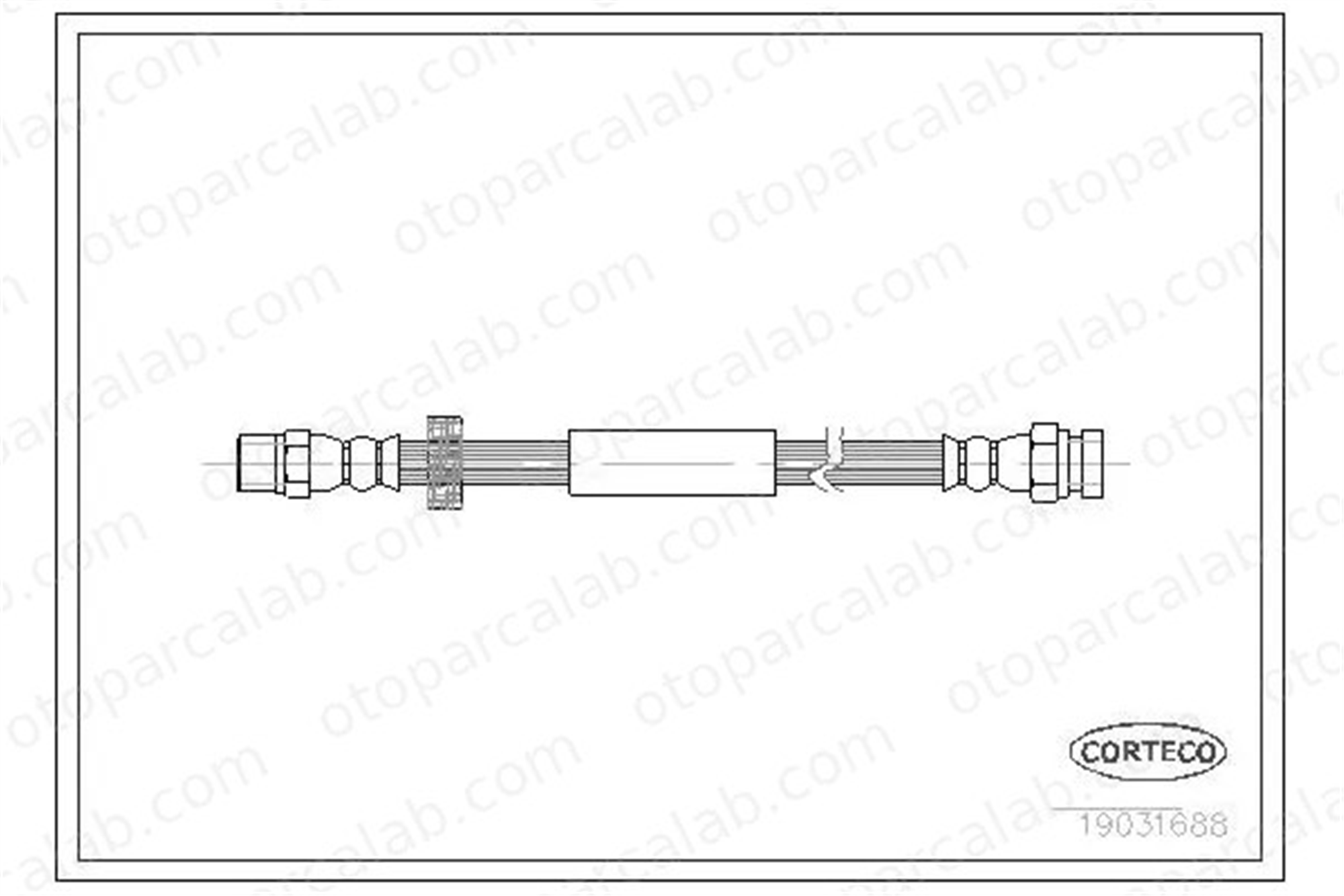 MGA 511164 Fren Hortumu Arka Sağ veya Sol FORD GALAXY I 95VW2282AD 7335770