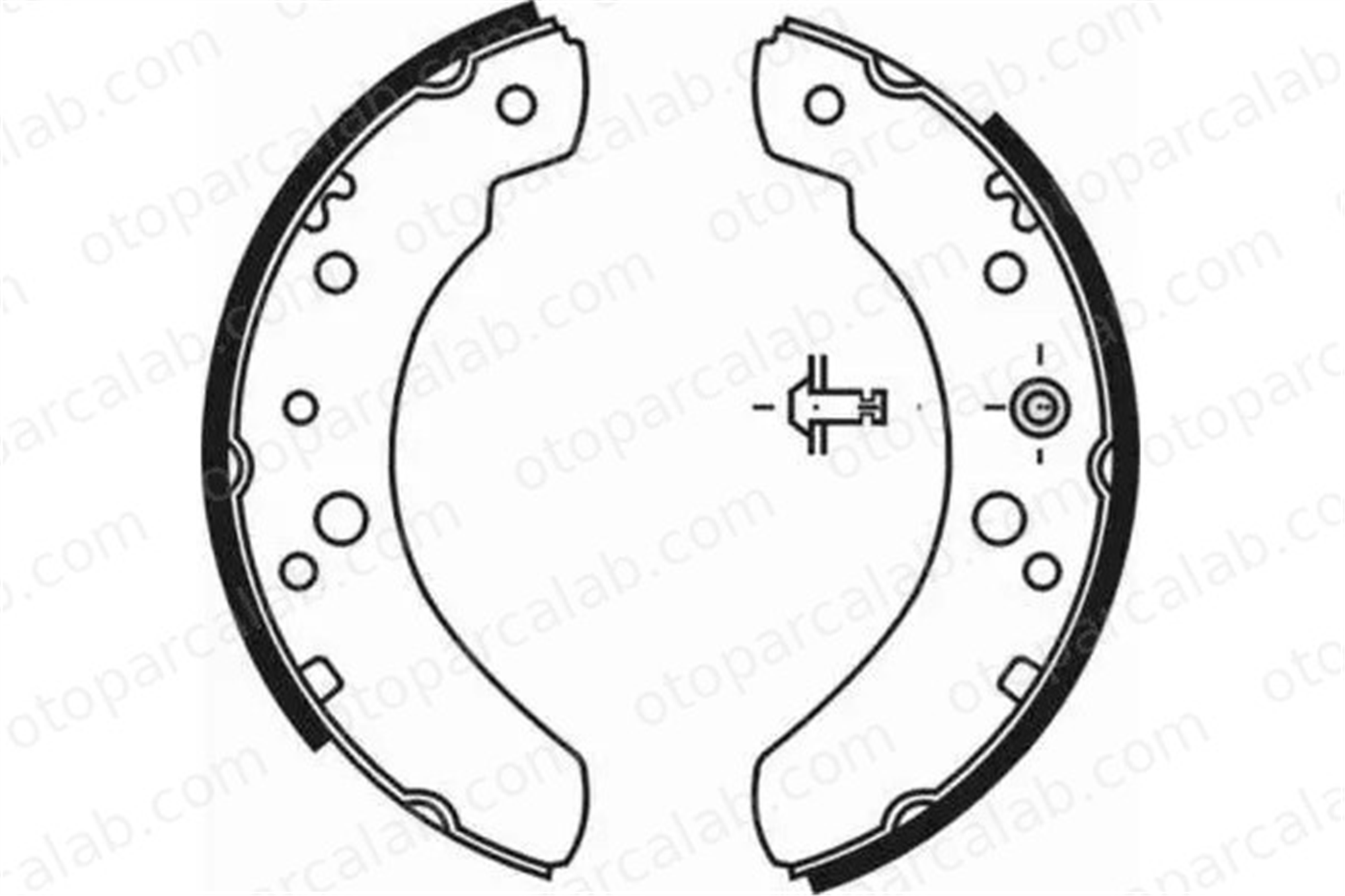 MGA 54276 Fren Pabuçlu Balata Arka FORD TRANSIT Minibüs/Otobüs TRANSIT Panelvan/Van 6150092 1013626