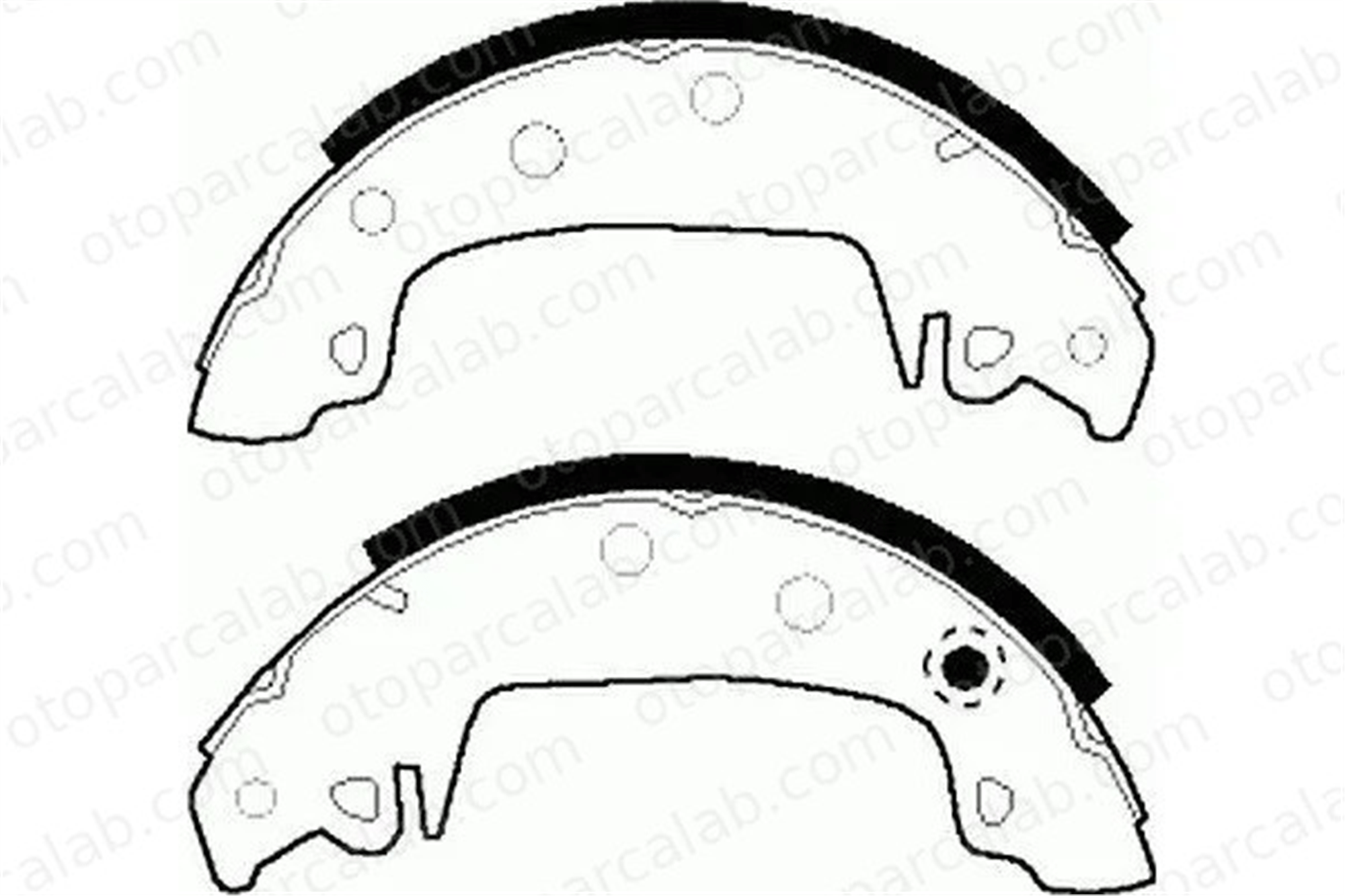 MGA 54501 Fren Pabuçlu Balata Arka FIAT 131 132 4353252 5881159