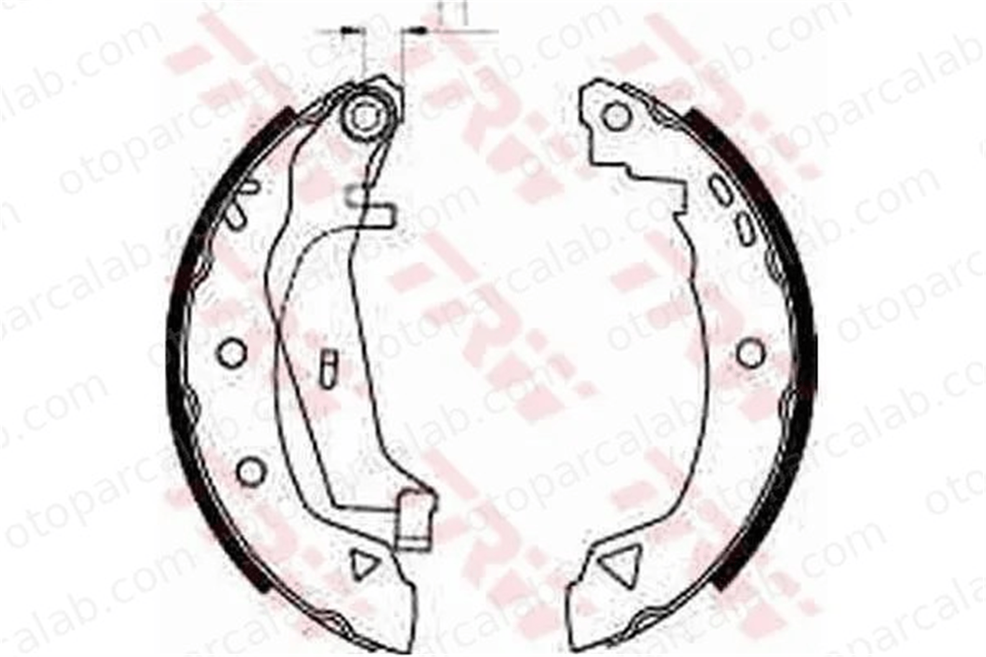 MGA 54900/L Fren Pabuçlu Balata Arka ALFA ROMEO 33 33 Sportwagon 7701202919 60703319