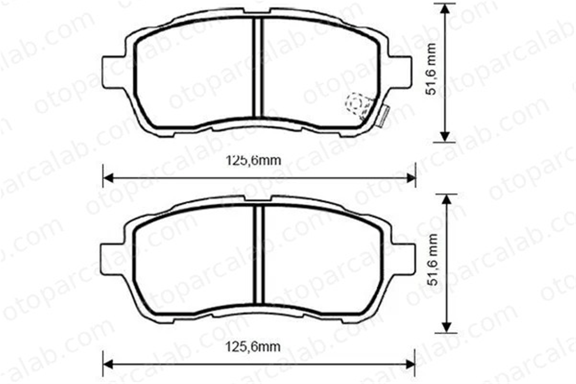 MGA 55357 Fren Disk Balata Ön SUZUKI SWIFT V MAZDA 2 8V512K021AB 4465B1120