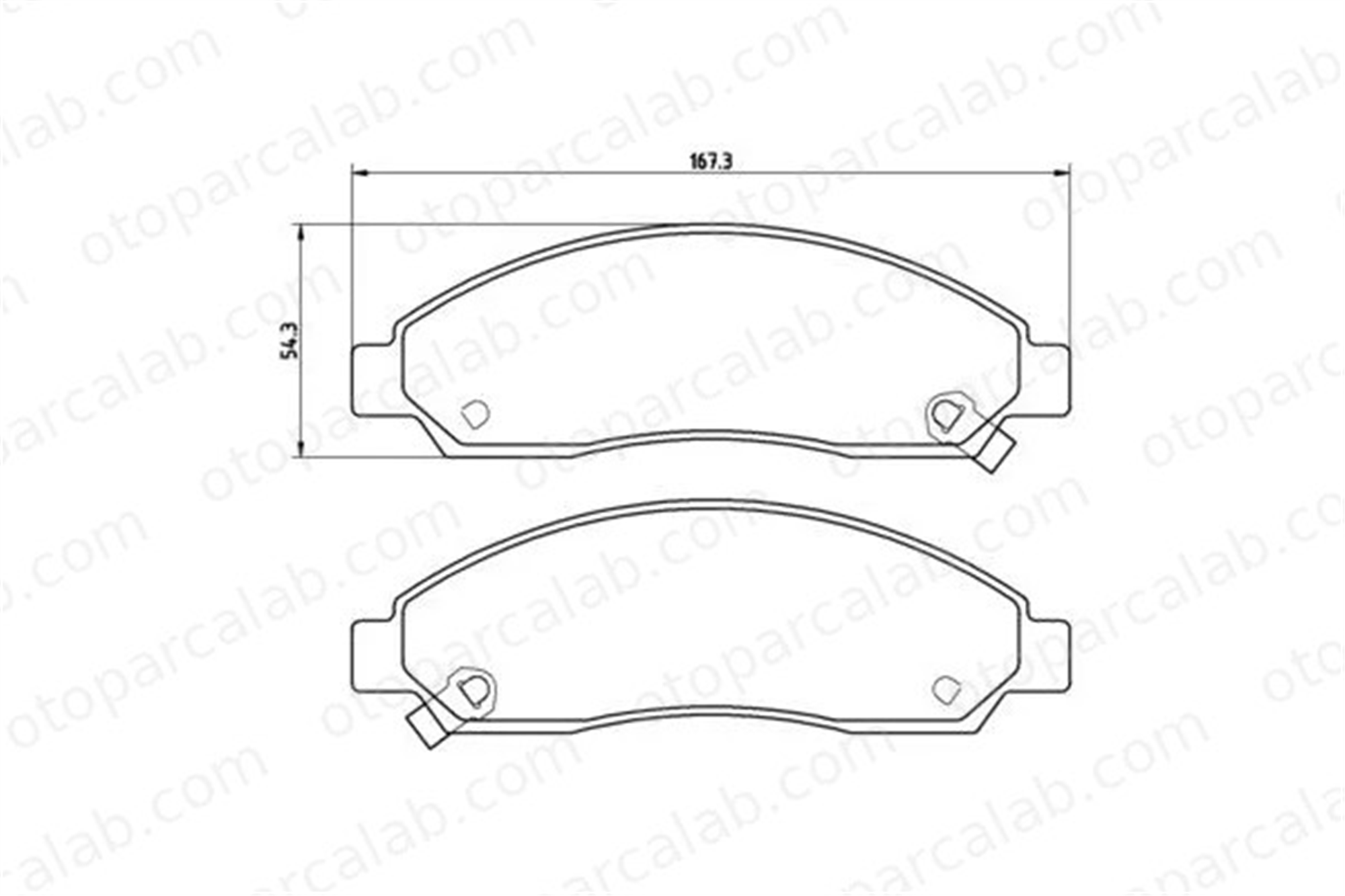 MGA 55372 Fren Disk Balata Ön ISUZU D-MAX I 8973682520 8973186690