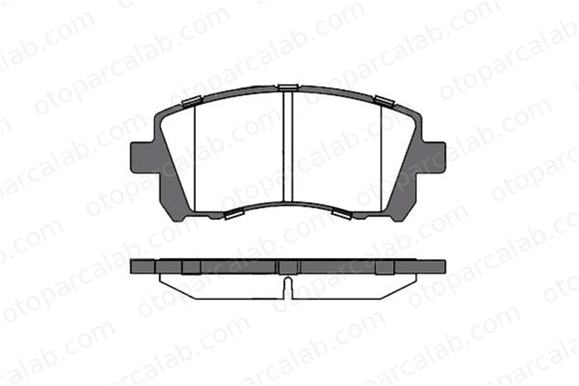 MGA 55417 Fren Disk Balata Ön SUBARU FORESTER LEGACY III 26296AE210 26233AE000