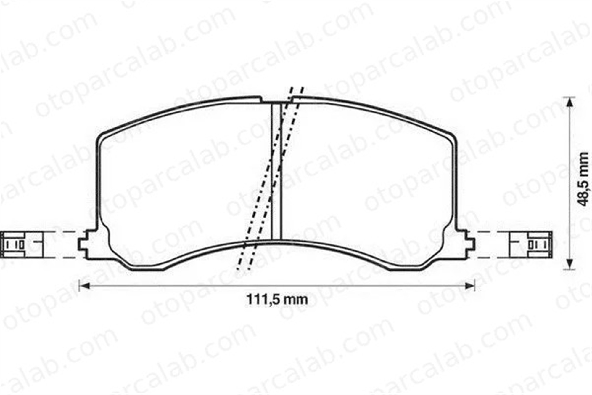 MGA 55428 Fren Disk Balata Ön SUZUKI BALENO Station wagon BALENO 5580062G60000 5510161G50000
