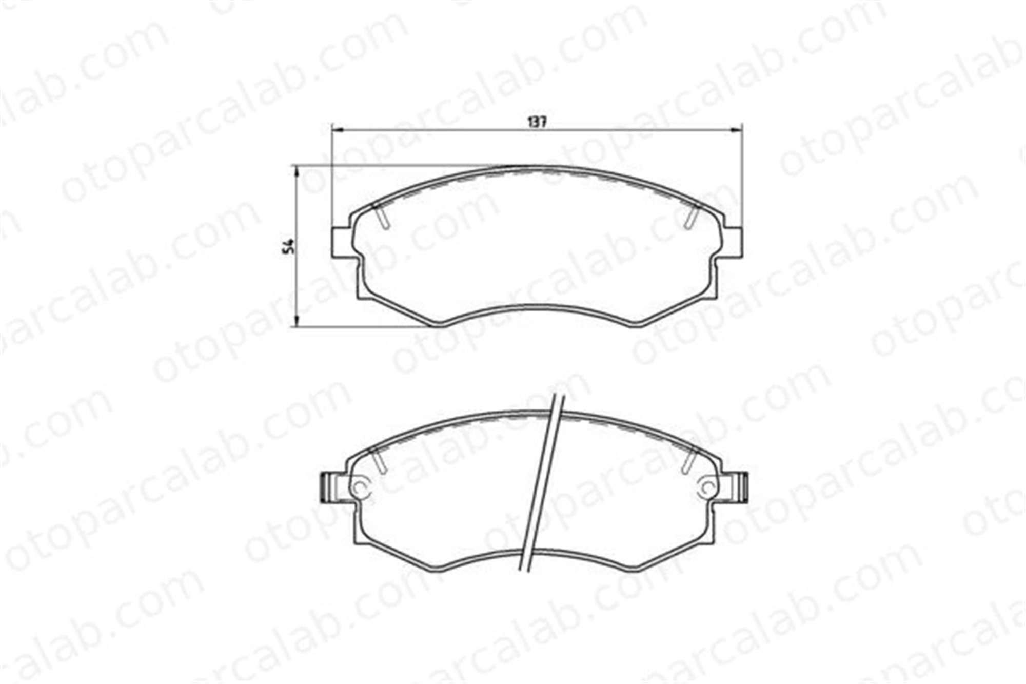 MGA 55452 Fren Disk Balata Ön SSANGYONG REXTON / REXTON II RODIUS I 48413091A1 583023EU00
