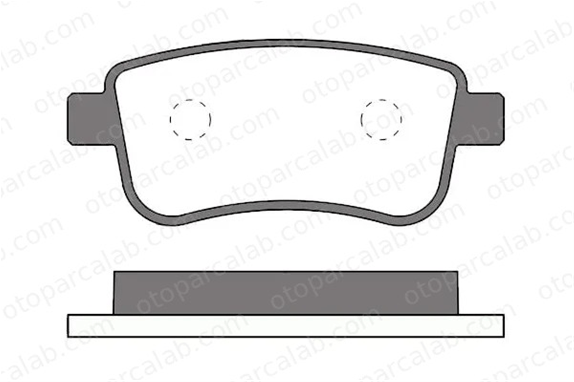 MGA 55566 Fren Disk Balata Arka RENAULT MEGANE III Coupe MEGANE III Hatchback 440601416R 8660000779