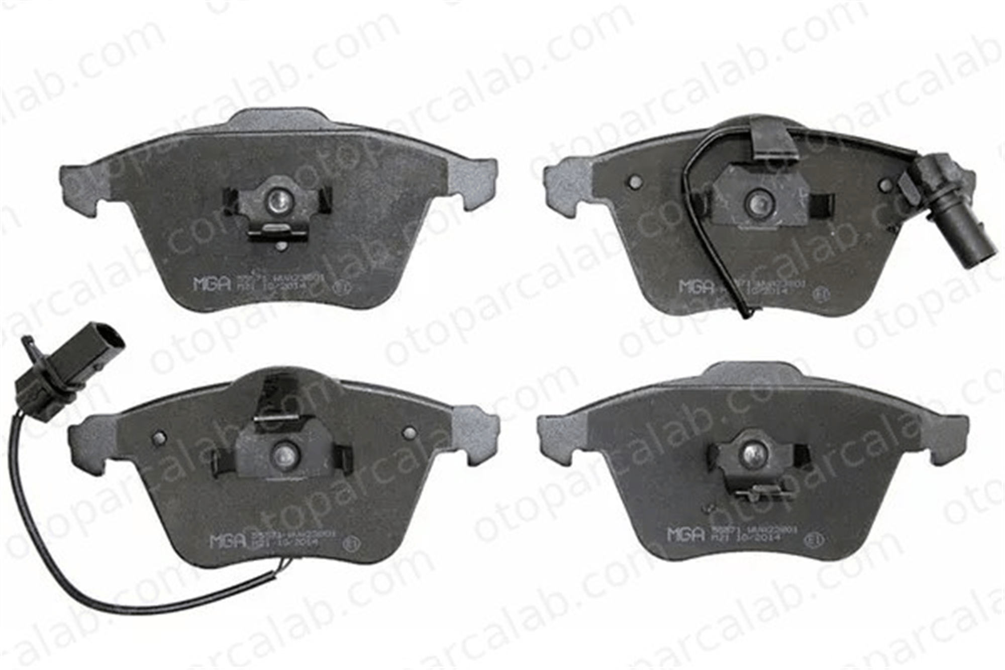 MGA 55571 Fren Disk Balata Ön AUDI A6 C6 Avant A6 C6 8E0698151G 4E0698151F