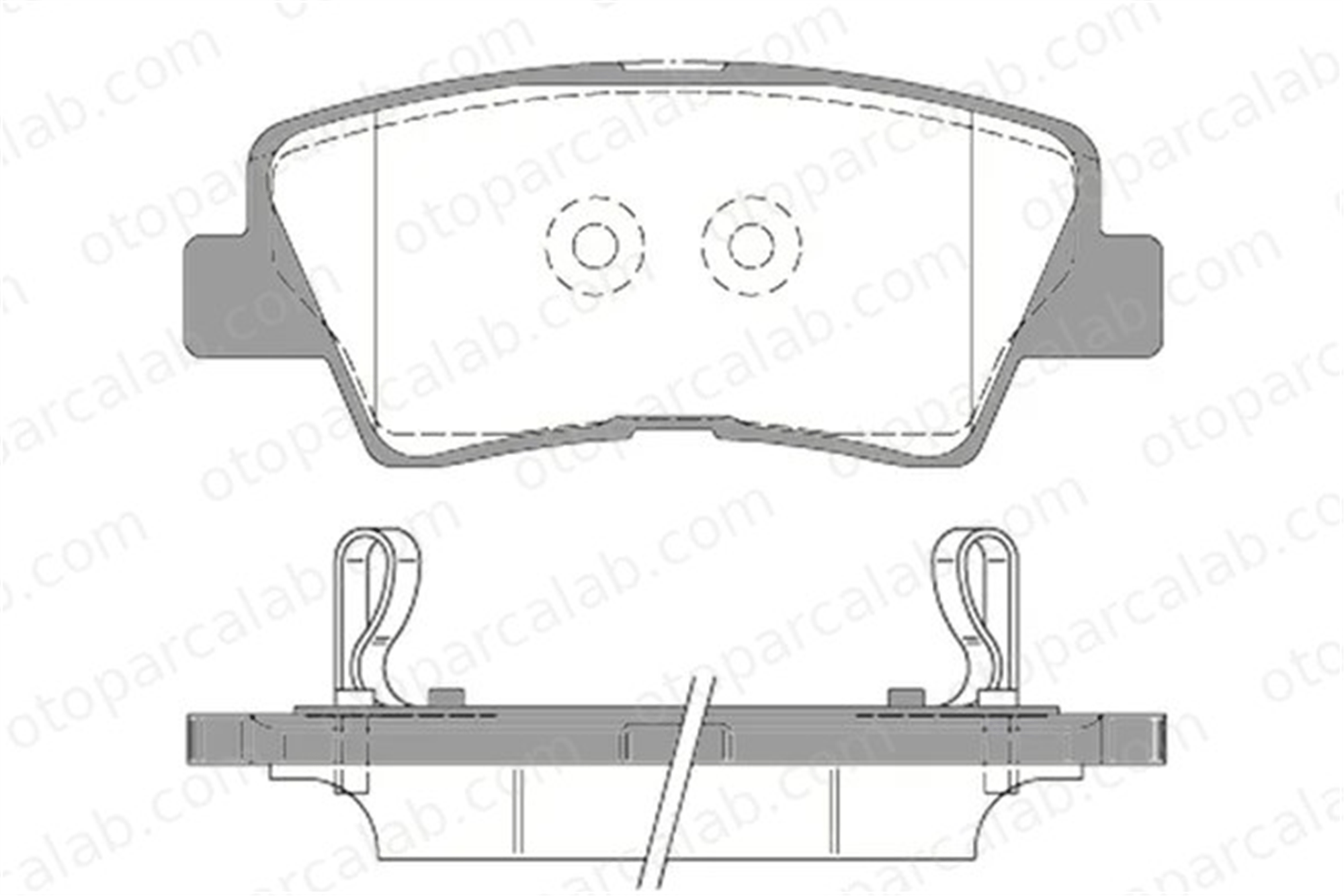 MGA 55617 Fren Disk Balata Arka HYUNDAI i30 i30 Station wagon 58302C8A30 58101K4A10