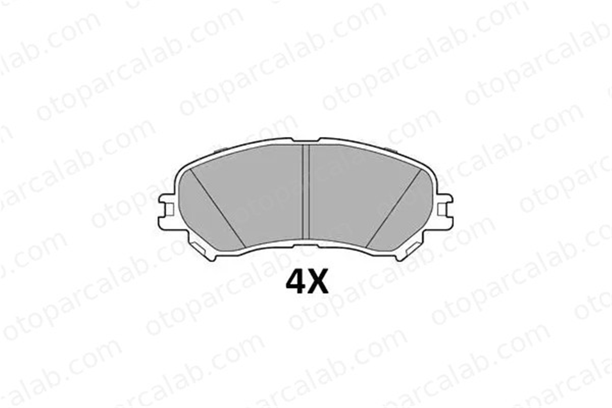 MGA 55668 Fren Disk Balata Ön RENAULT SCÉNIC IV GRAND SCÉNIC IV 410606124R 410606808R