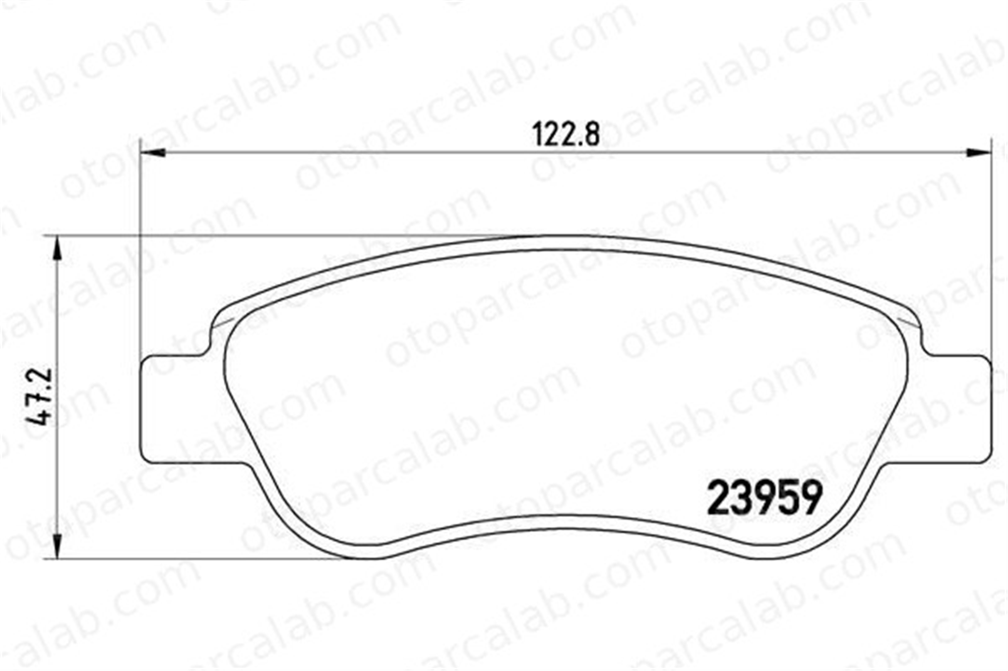 MGA 55690 Fren Disk Balata Ön TOYOTA AYGO CITROËN C1 II 435326 1611456980