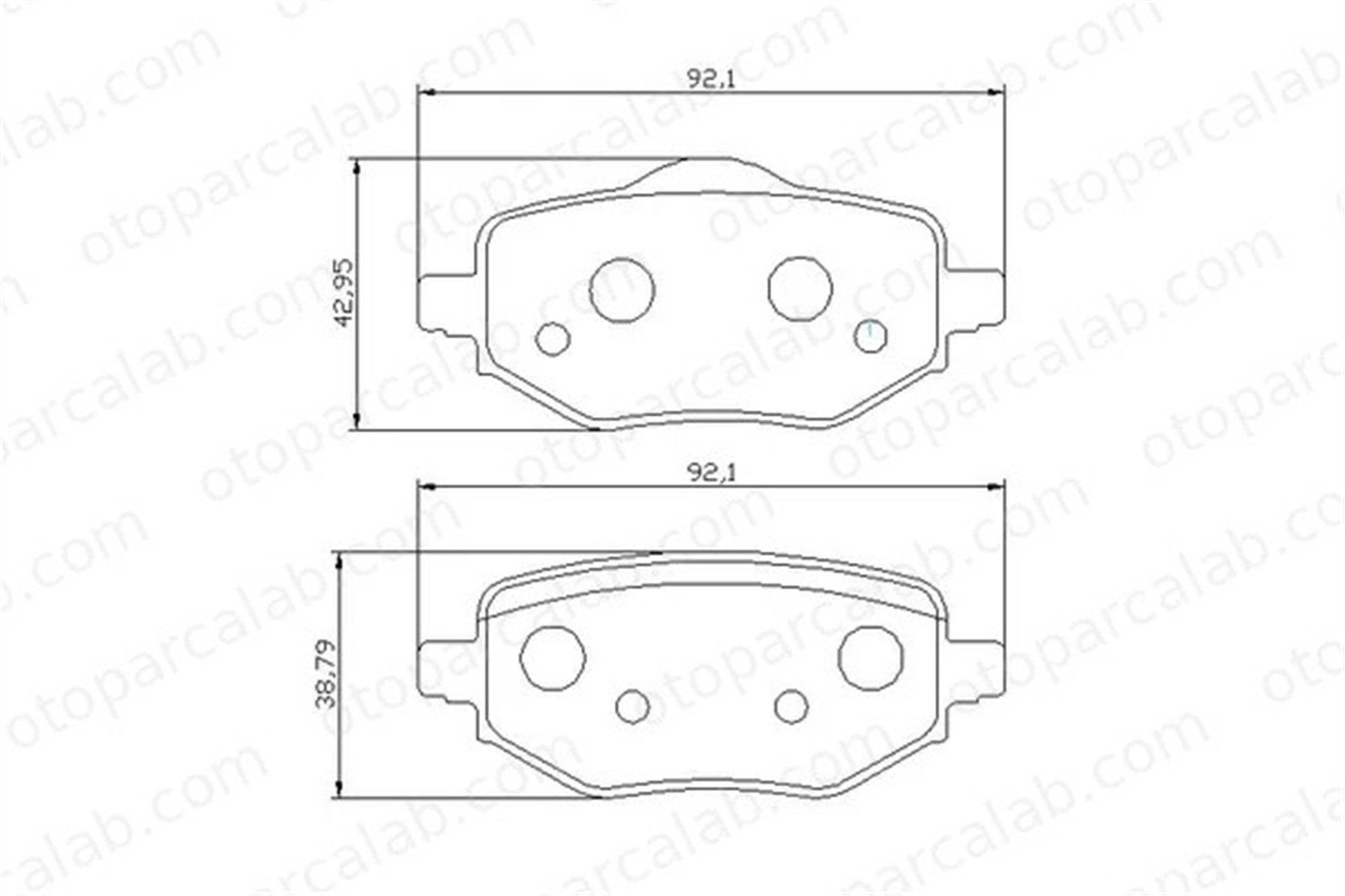 MGA 55762 Fren Disk Balata Arka PEUGEOT 2008 II CITROËN C4 X 1680301680 1643574280