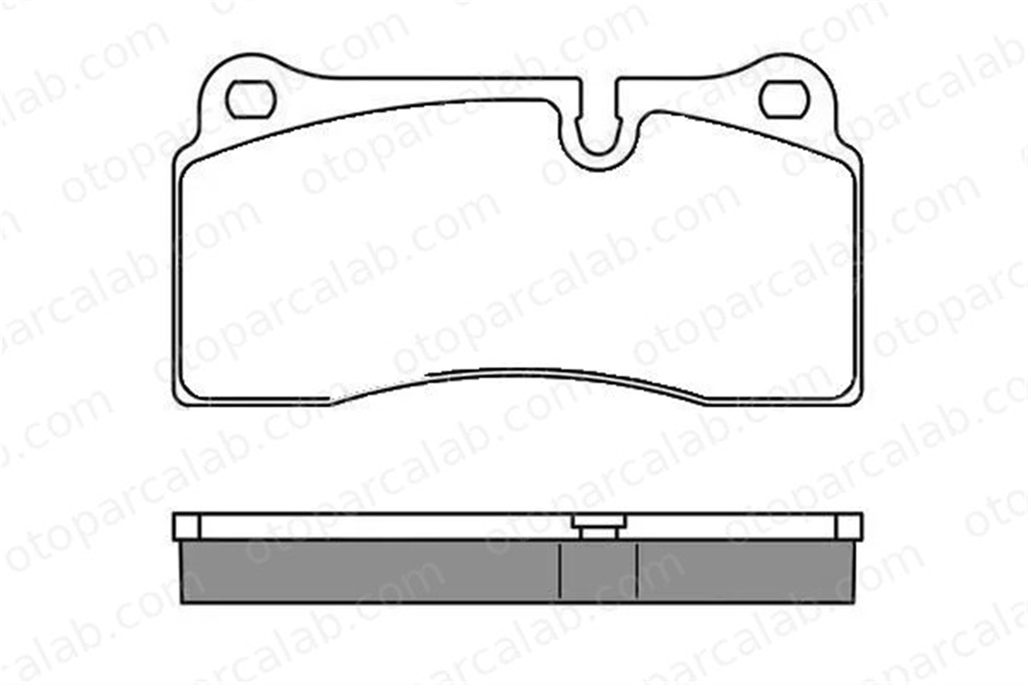 MGA 55781 Fren Disk Balata Arka AUDI R8 LAMBORGHINI GALLARDO 4L0698451B 420698451