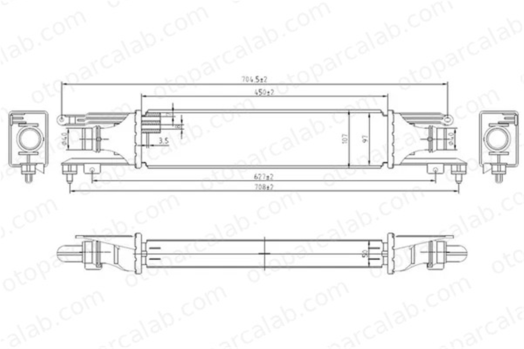 MGA 80268 Turbo Radyatörü OPEL CORSA D CORSA D Kasa/eğik arka 55702004 055702004