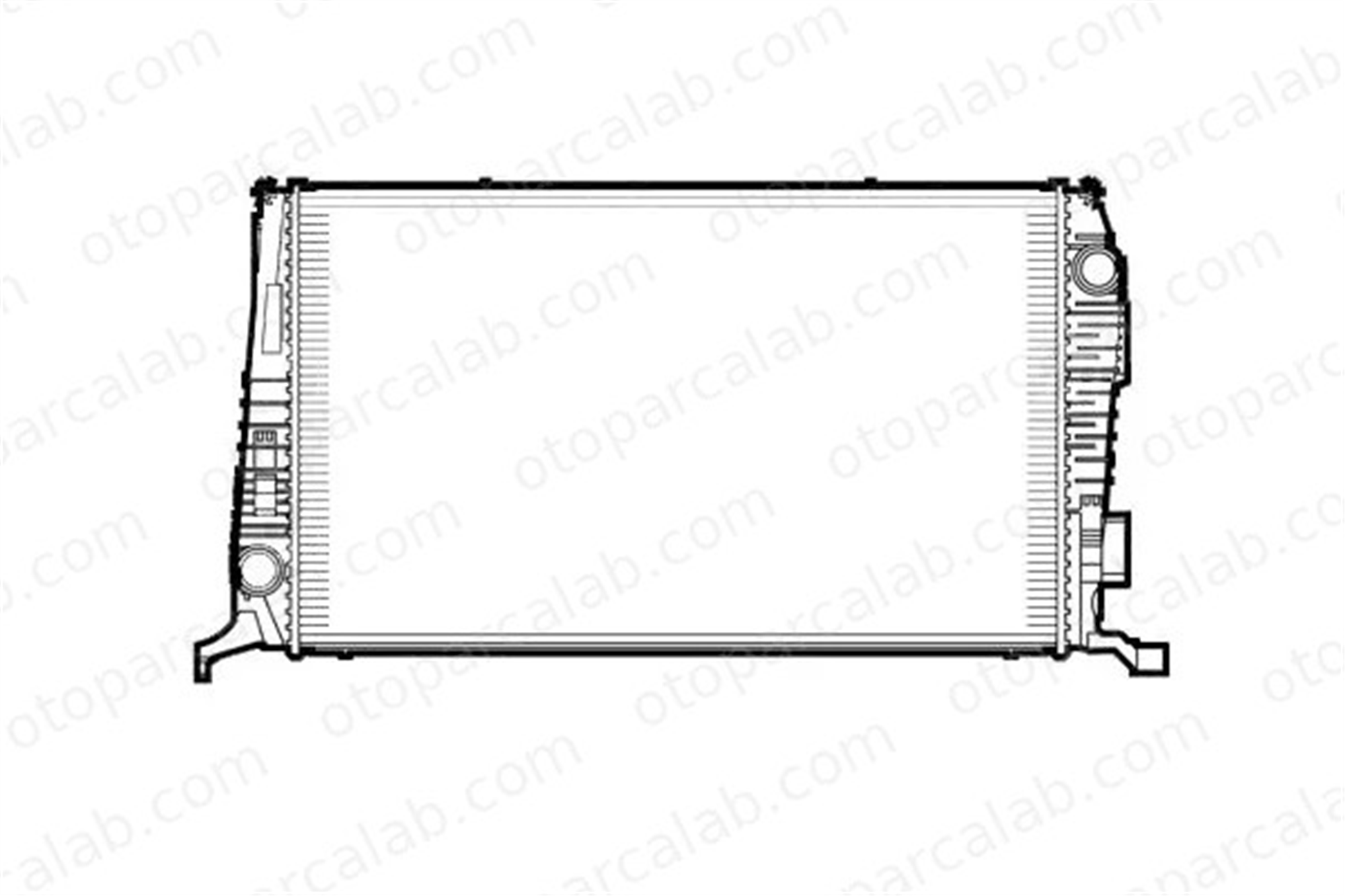 MGA 80421 Su Radyatörü OPEL ASTRA G Station wagon ASTRA G Kombi van 1300187 1300213