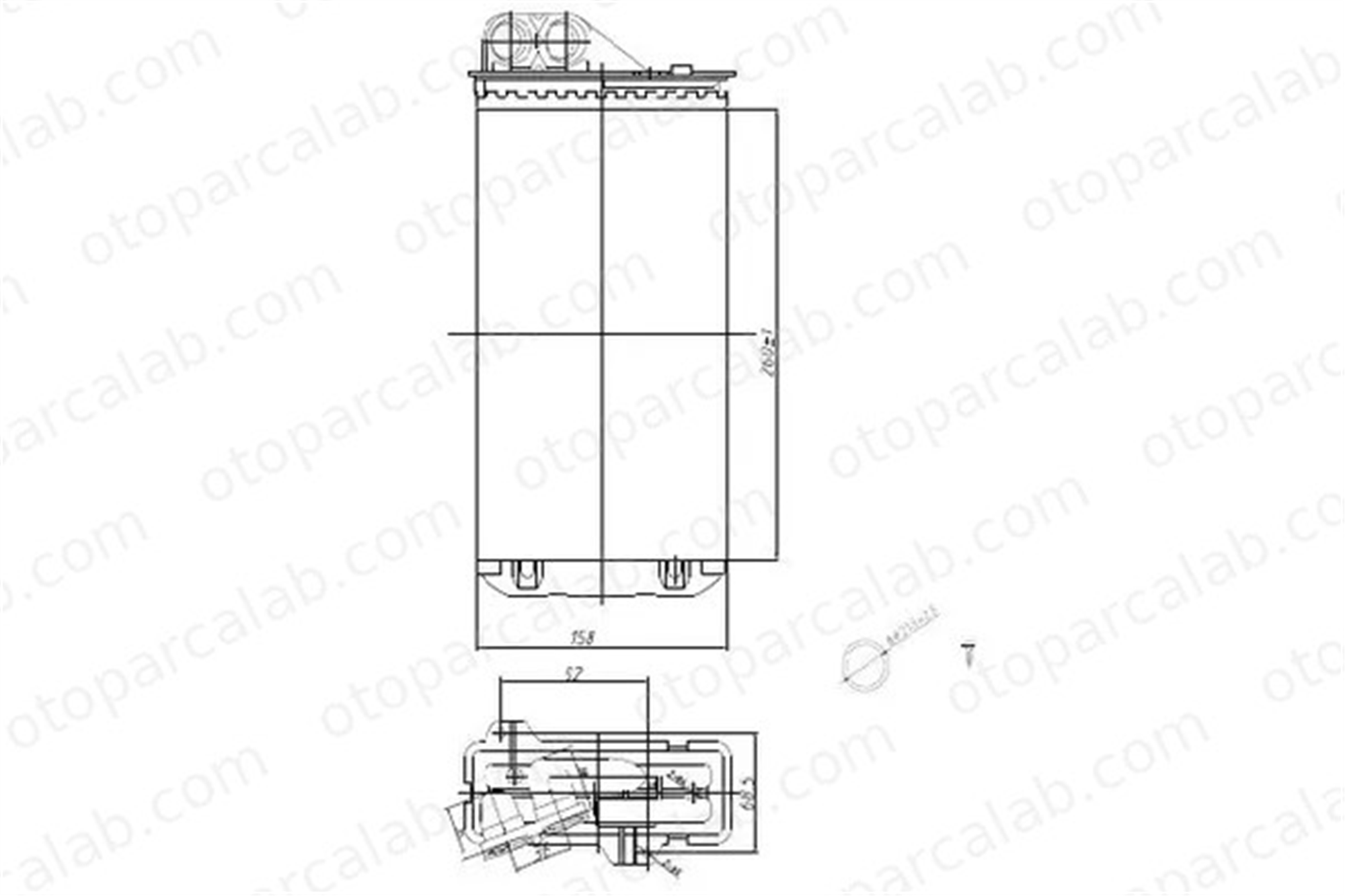 MGA 81148 Kalorifer Radyatörü OPEL VIVARO A Platform şasi NISSAN PRIMASTAR Panelvan/Van 271157059R 2711500Q0E