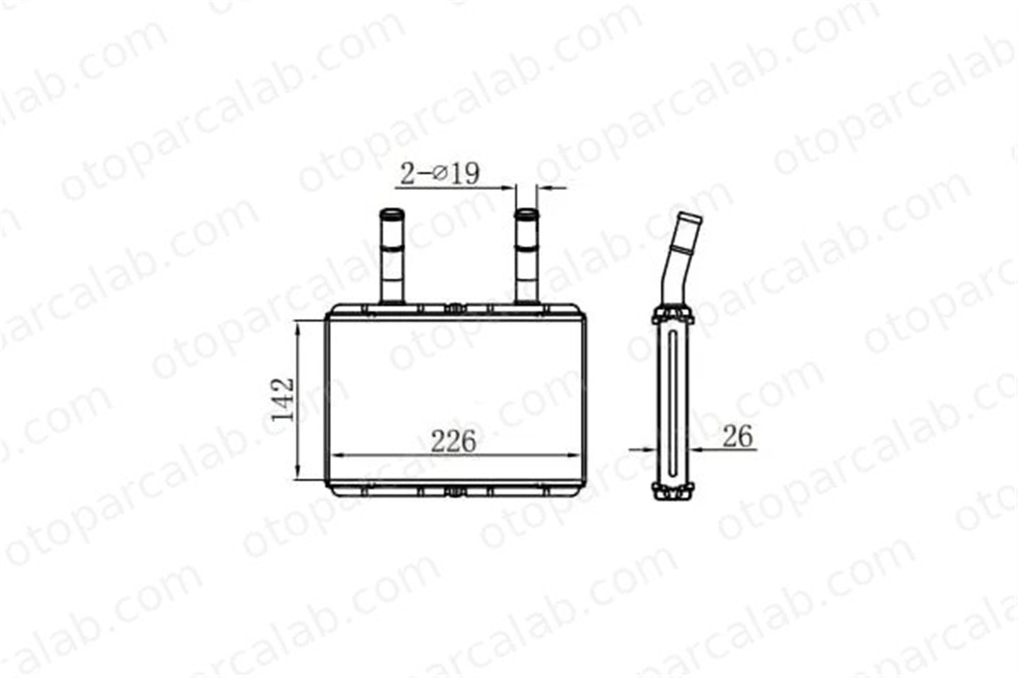 MGA 81210 Kalorifer Radyatörü OPEL INSIGNIA A INSIGNIA A Sports Tourer 1843527 13263329