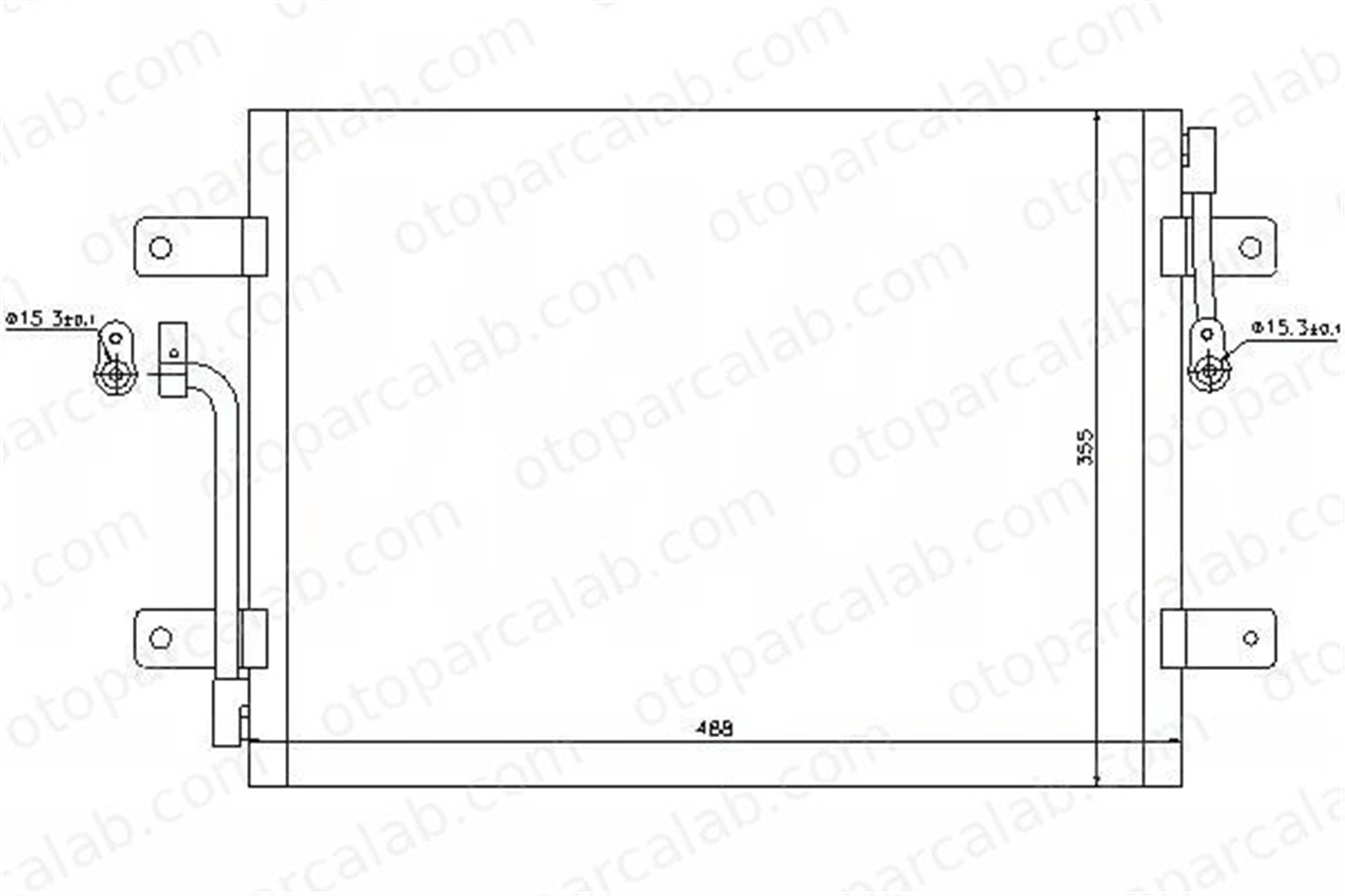 MGA 82109 Klima Radyatörü FIAT PALIO SIENA 46766830 46766594