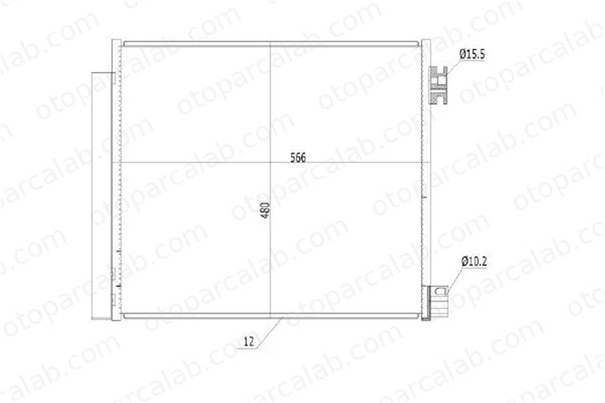 MGA 82243 Klima Radyatörü RENAULT KADJAR NISSAN QASHQAI II SUV 921009251R 921004BE0A