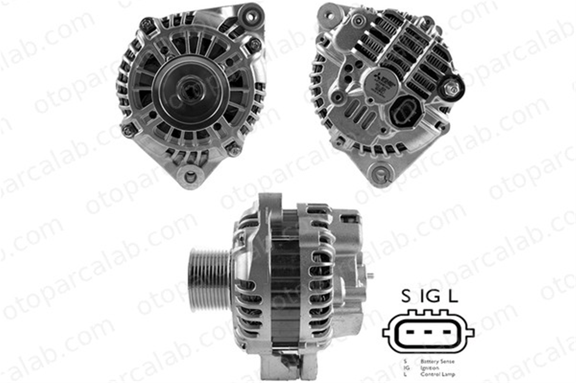 MITSUBISHI ORJINAL A4TA8491 Alternatör IVECO STRALIS II EUROCARGO V 500331736 5006008914