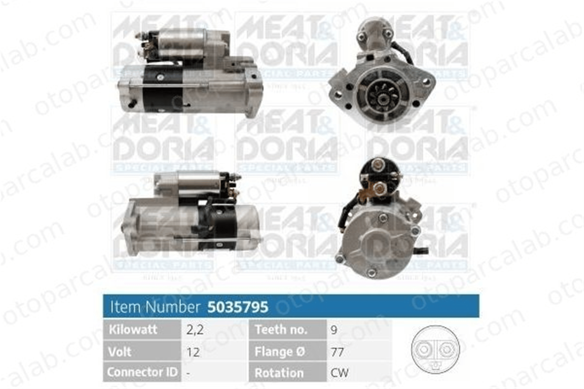 MITSUBISHI ORJINAL M8T75971 Marş Dinamosu RENAULT MEGANE II MEGANE II Station wagon M008T75971 640514092