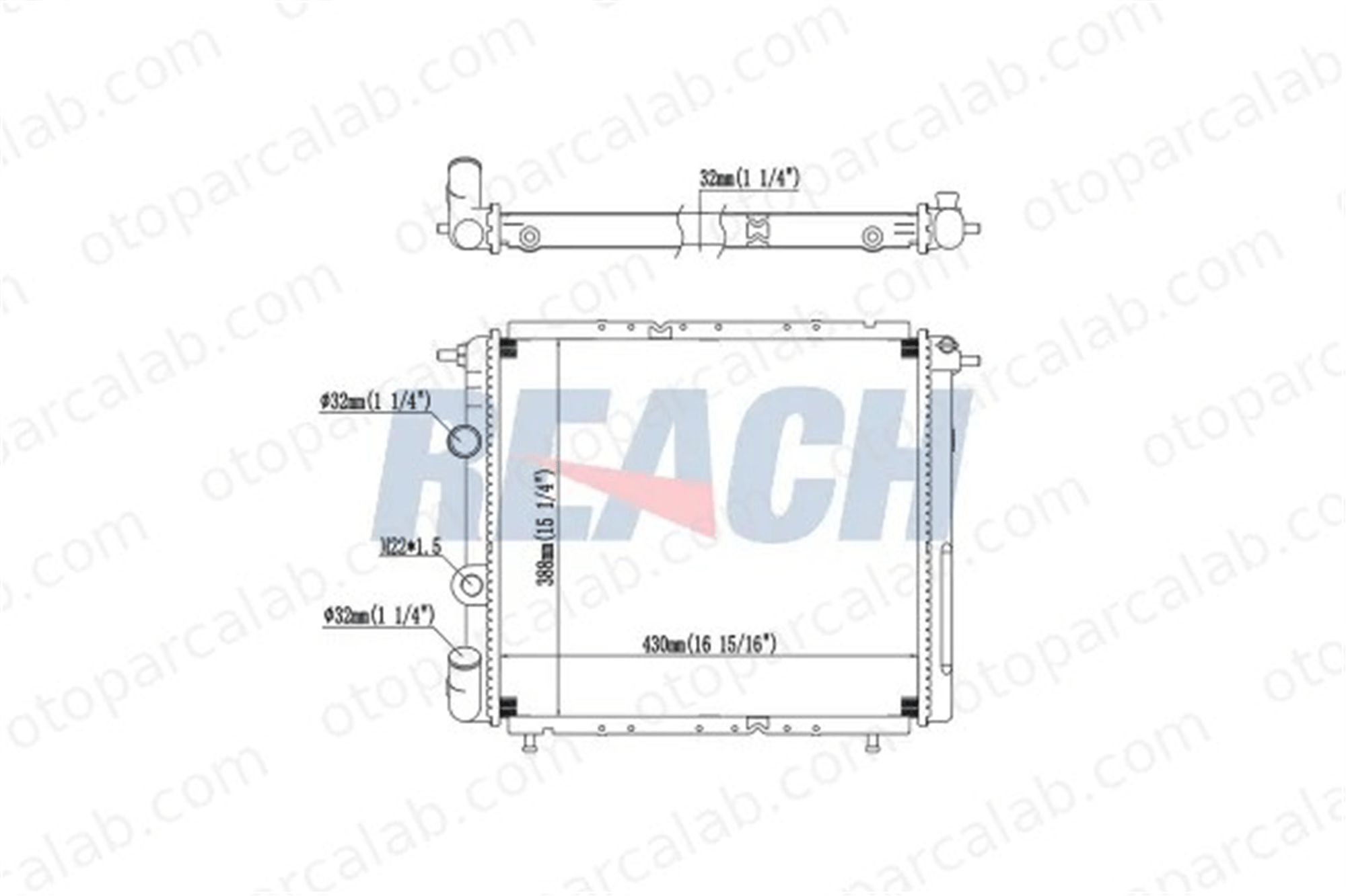 MOBIS 253103K240 Su Radyatörü RENAULT TRAFIC Panelvan/Van 19 II 7700784039 7702247653