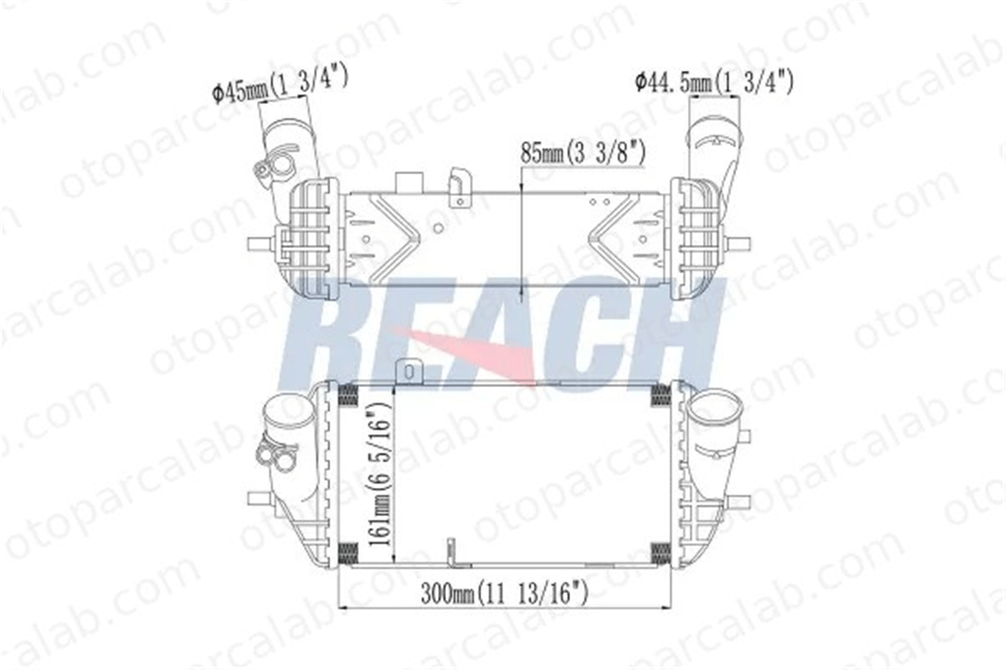 MOBIS 282712A640 Turbo Radyatörü HYUNDAI i30 i30 Coupe 282712A640 282712A650