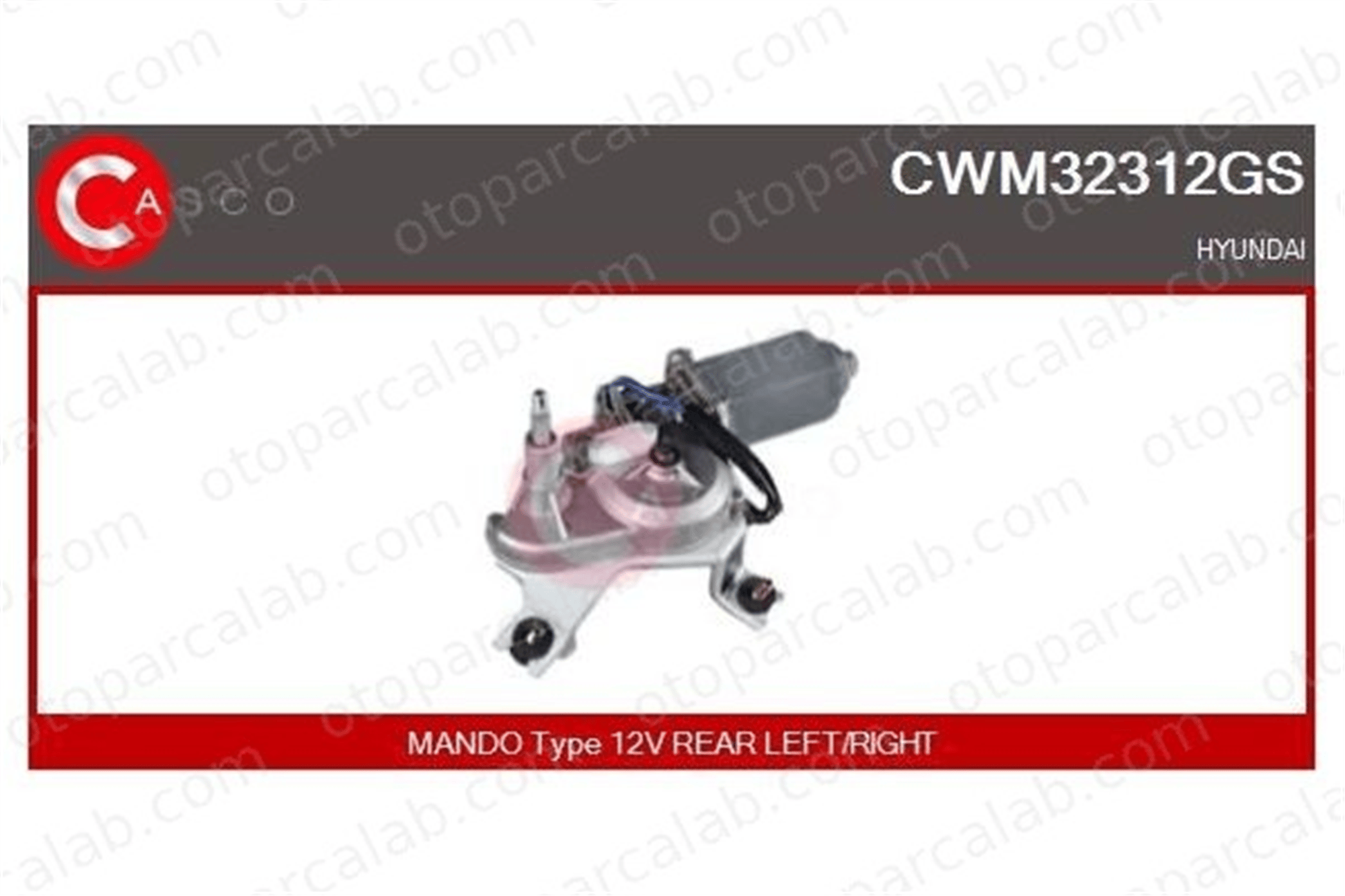 MOBIS 9871043350 Silecek Mekanizma Motoru Arka HYUNDAI H100 Minibüs/Otobüs H100 Panelvan/Van 9871043350