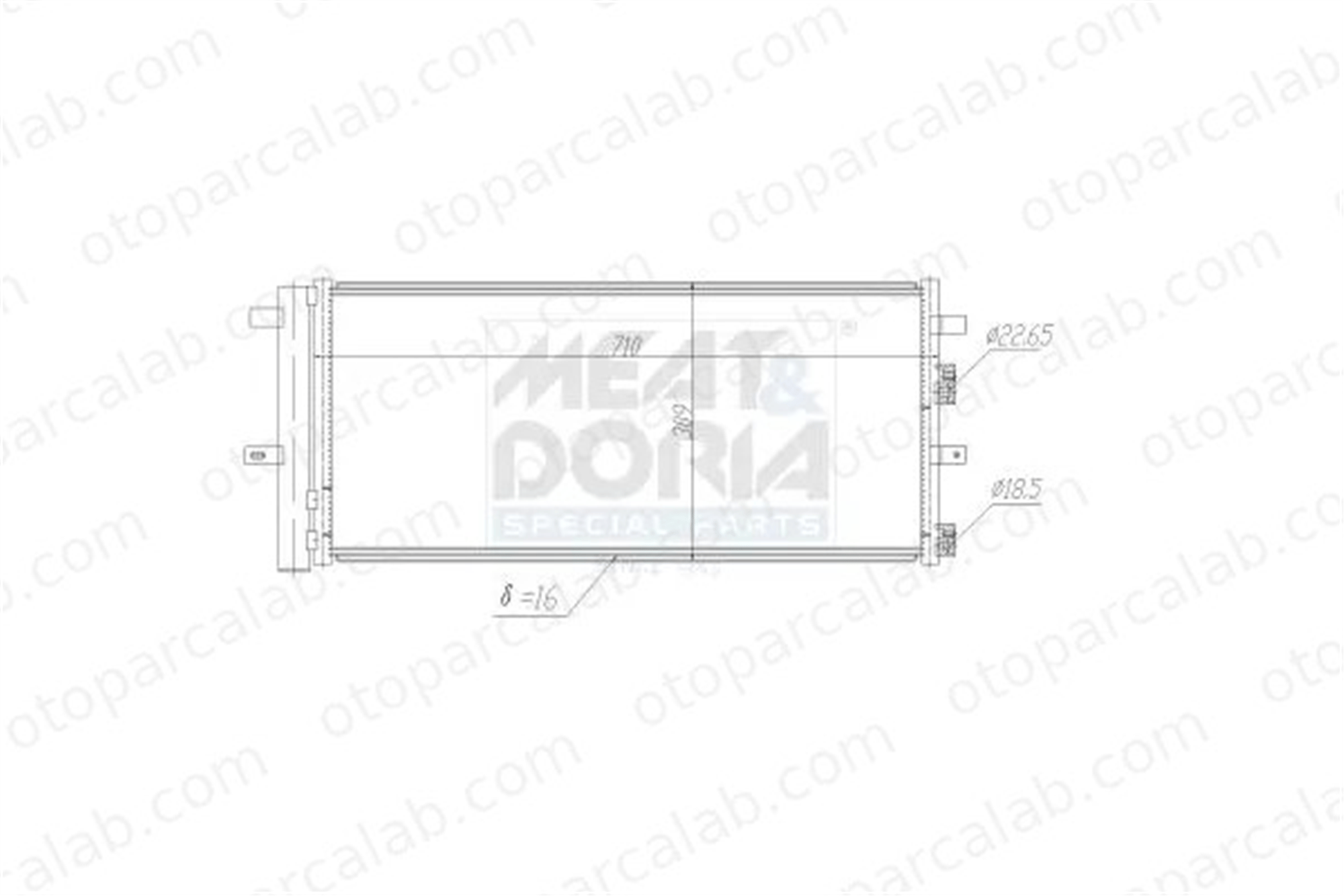 MOCA ACCN1253 Klima Radyatörü FORD MONDEO V Turnier MONDEO V Hatchback 1886561 1930646