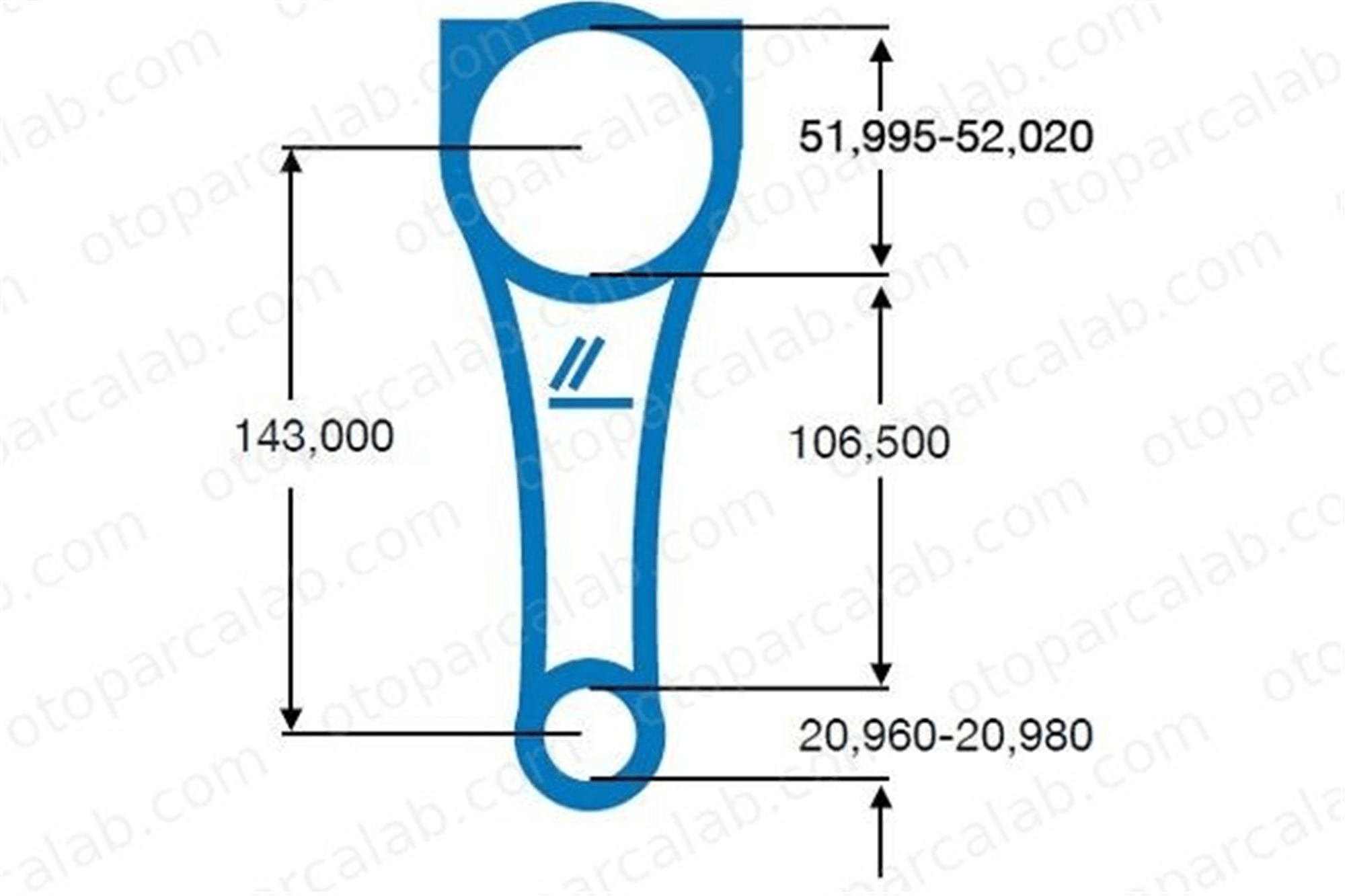 MOCA COR2822 Piston Kolu OPEL ASTRA G Coupe ASTRA F Station wagon 622028 622030