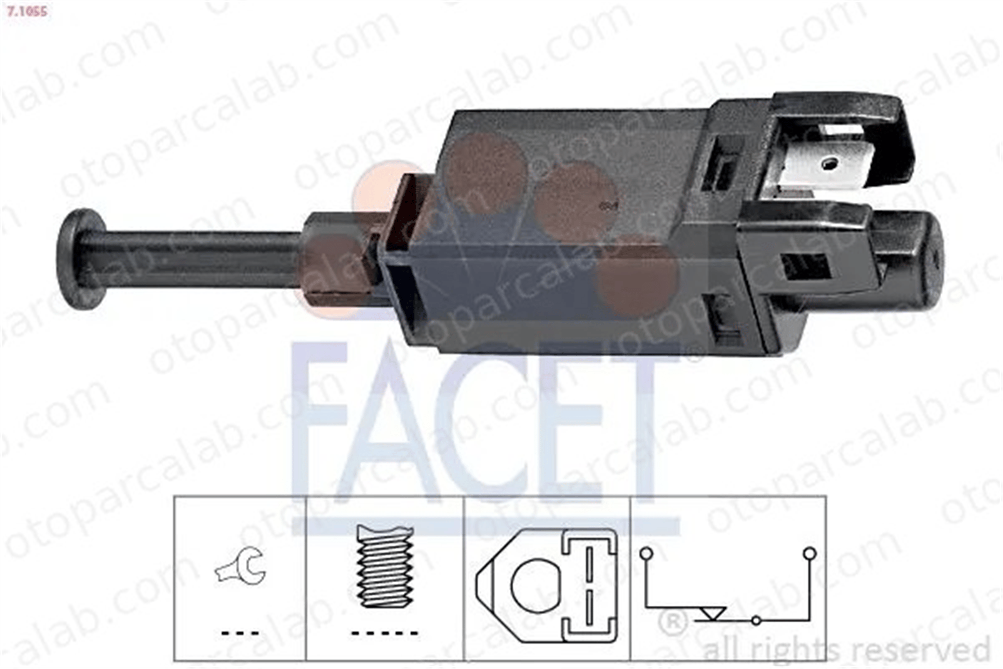 MOTOCAR 6700267 Fren Müşürü VW BORA I GOLF II 191945515B 191945515