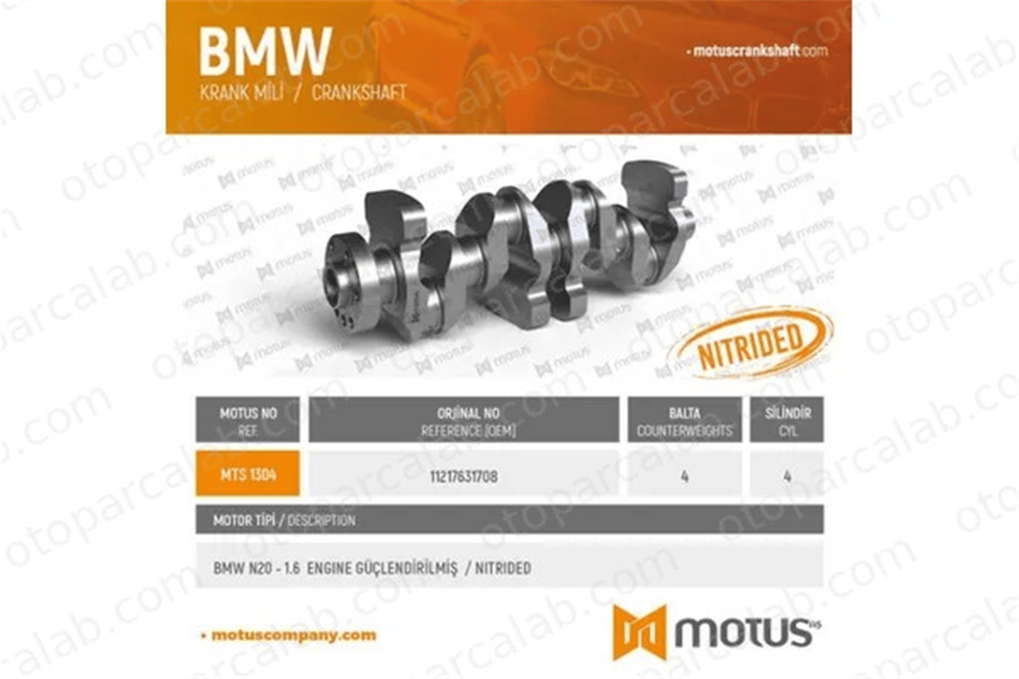 MOTUS 1304 Krank 11217631708