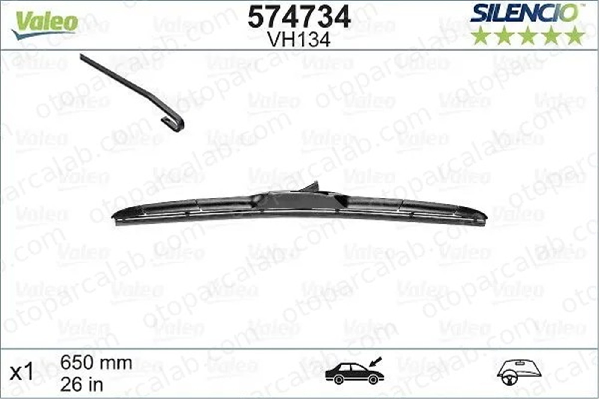 MY 288904BG0C Silecek Süpürgesi Ön HYUNDAI i30 i30 Station wagon 288904BG0C 76620TF0G01