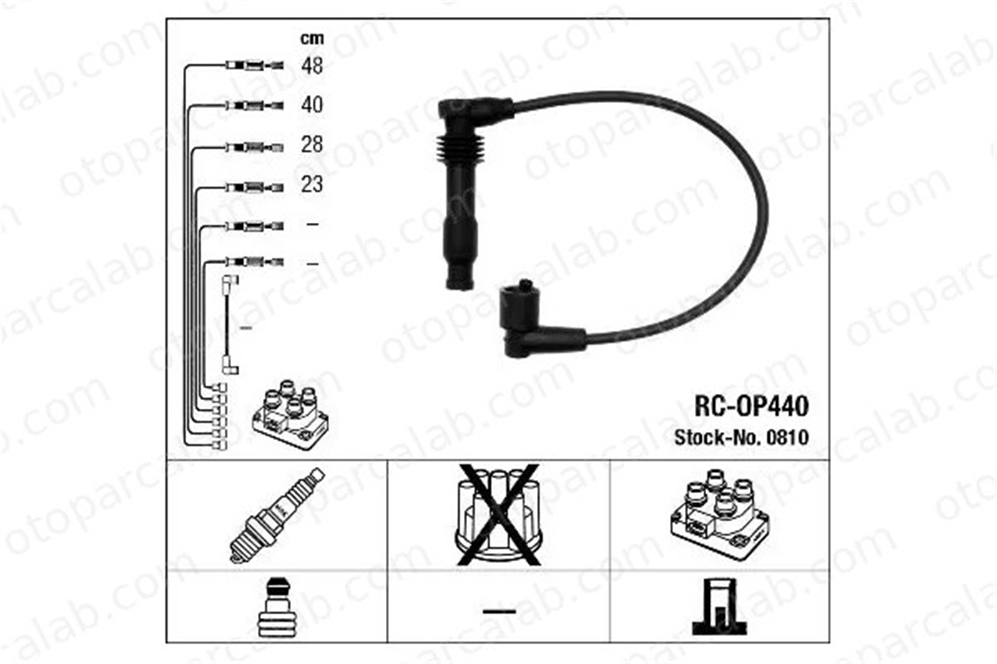NGK 0810 Buji Kablosu OPEL ANTARA A CHEVROLET CAPTIVA T986B 1612598